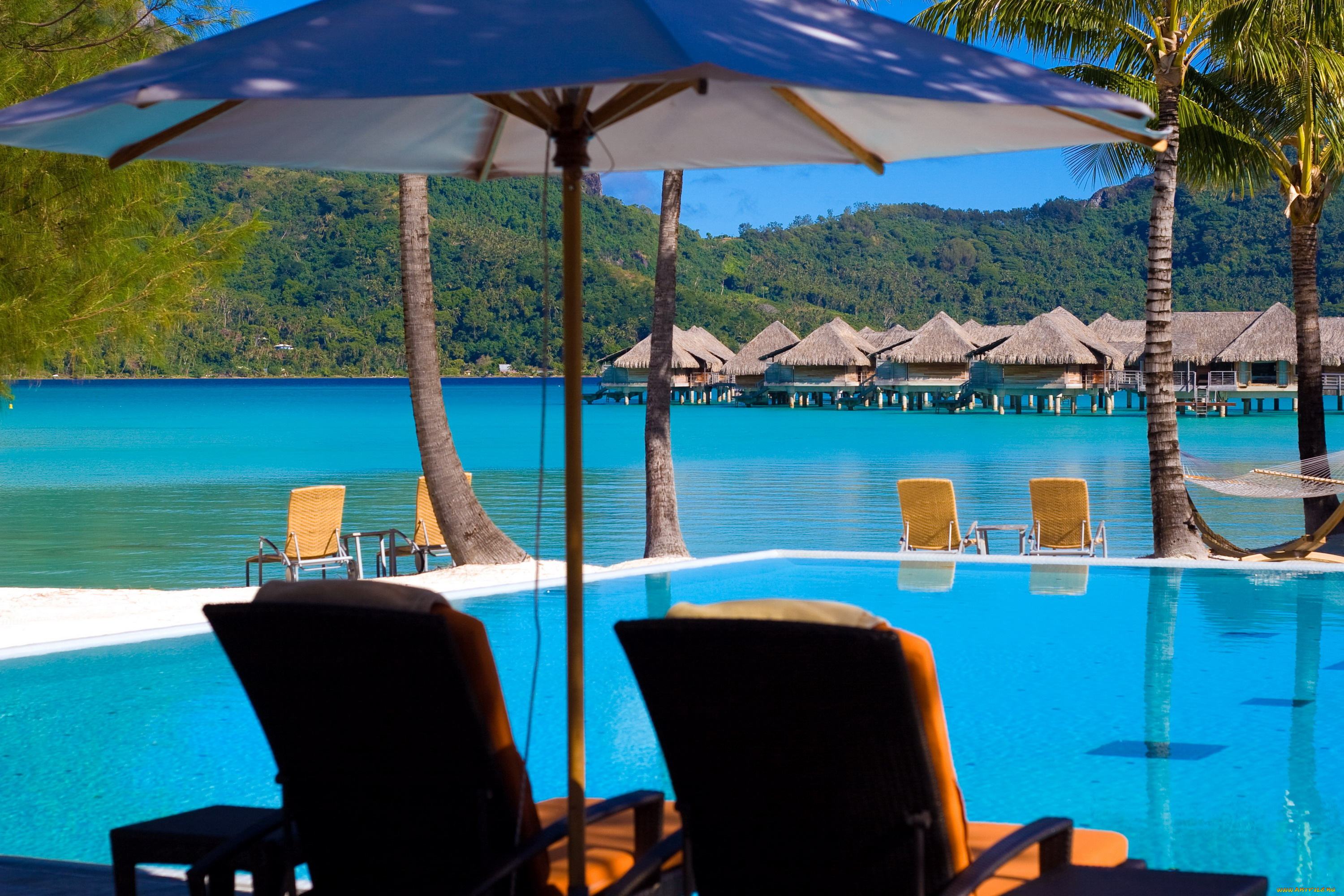 интерьер, бассейны, , открытые, площадки, тропики, бунгало