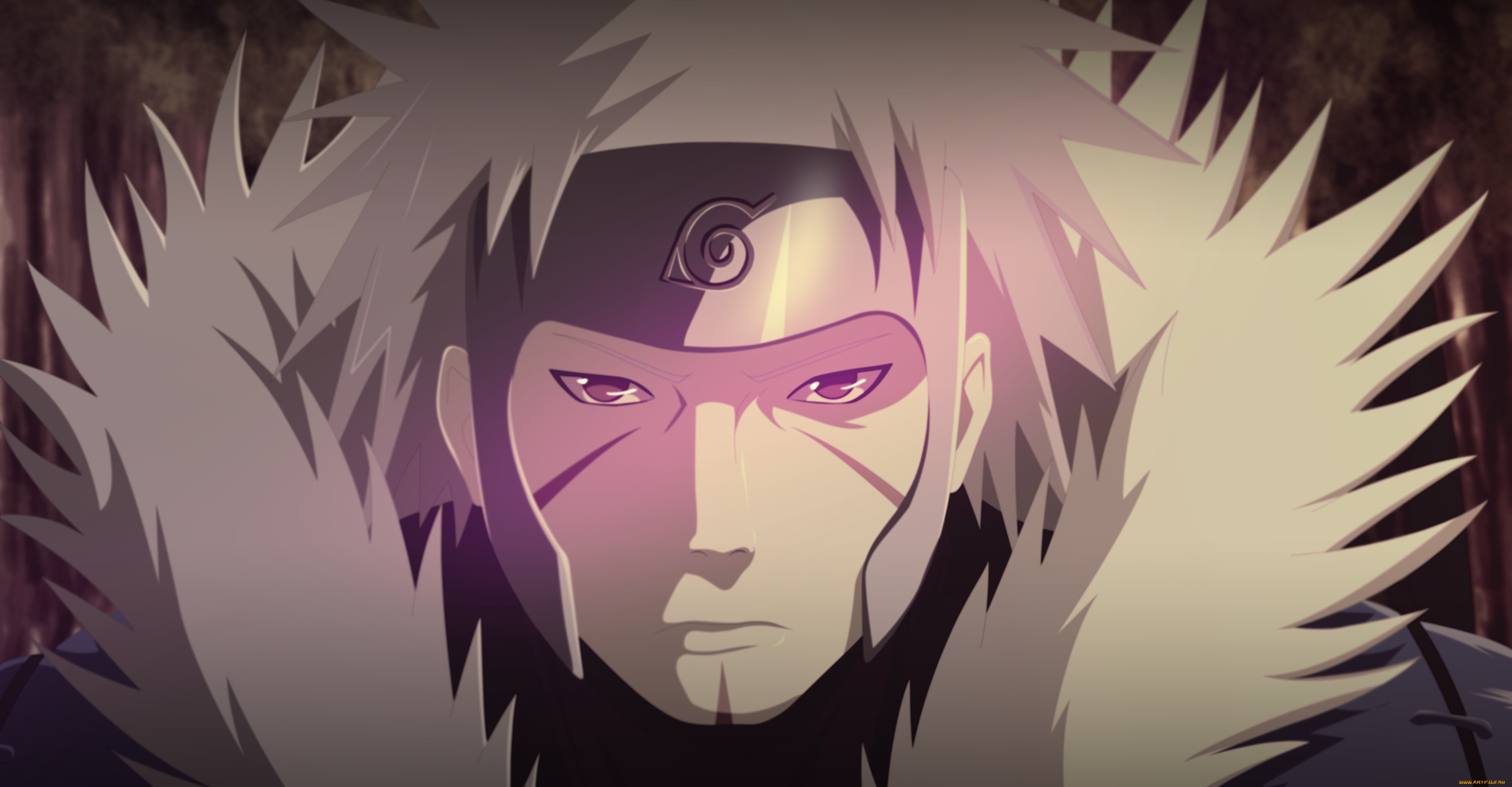 аниме, naruto, второй, хокаге, взгляд