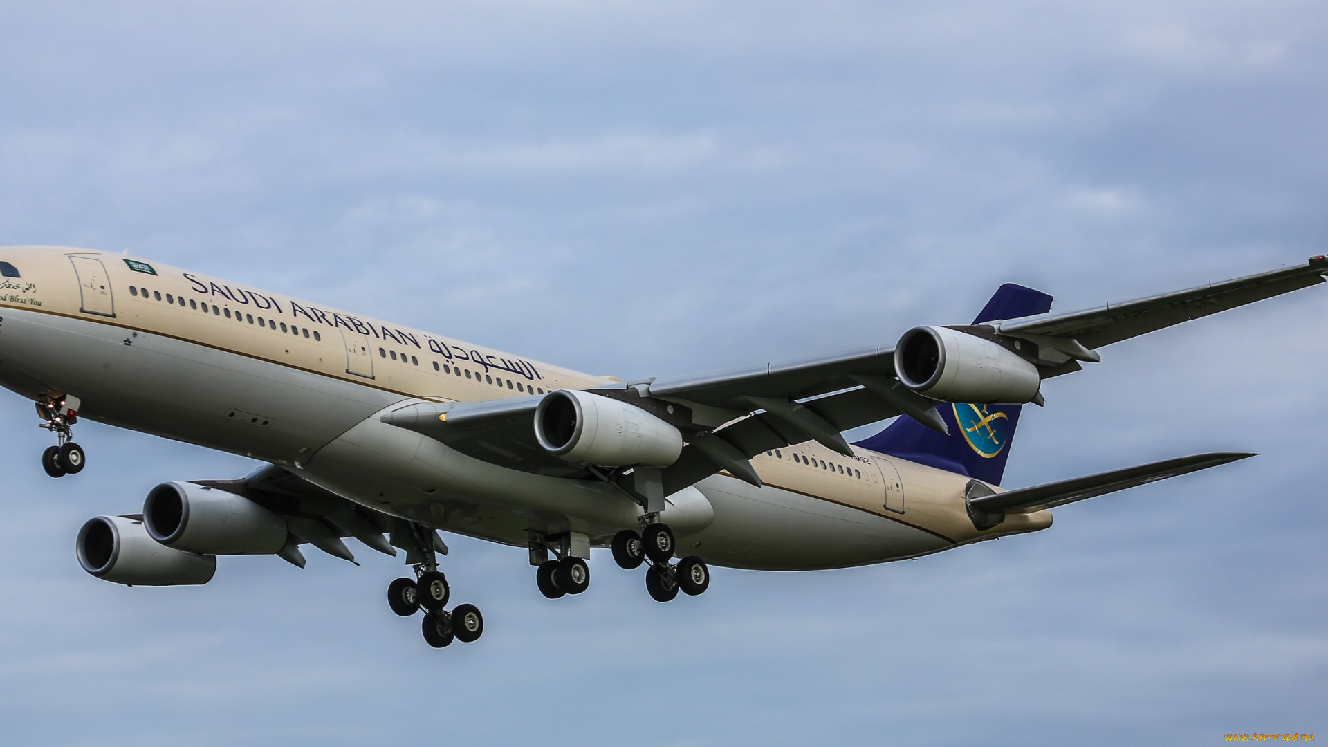 airbus, a340, авиация, пассажирские, самолёты, полет, небо, авиалайнер