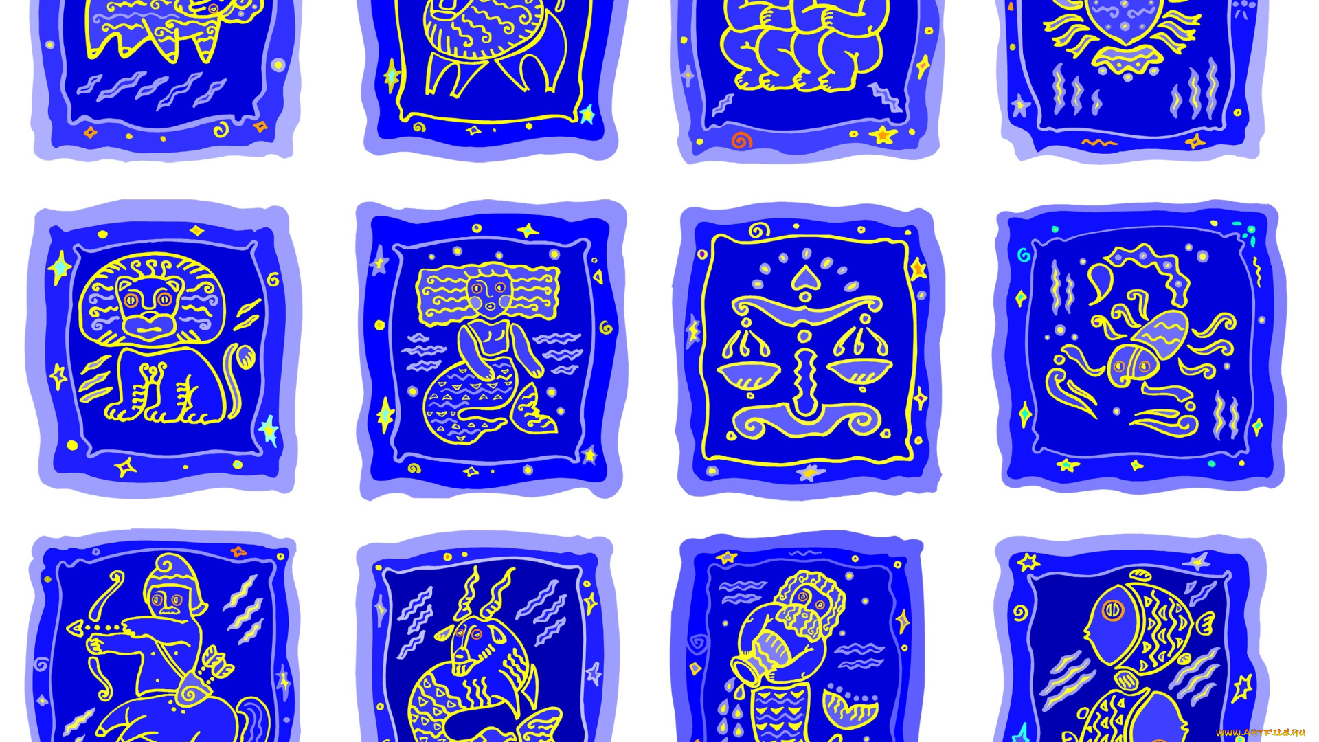 разное, знаки, зодиака, символы, знаки, зодиака