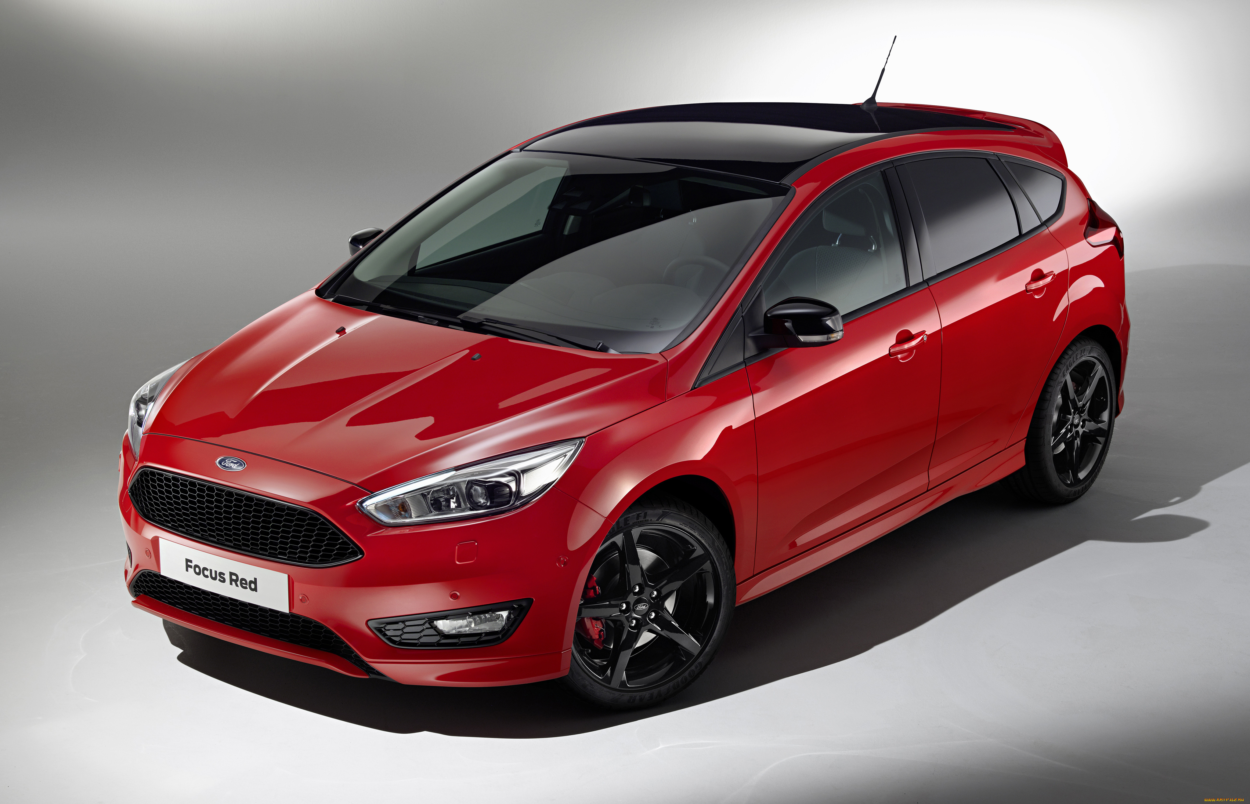 автомобили, ford, красный, 2015г, black, red, focus