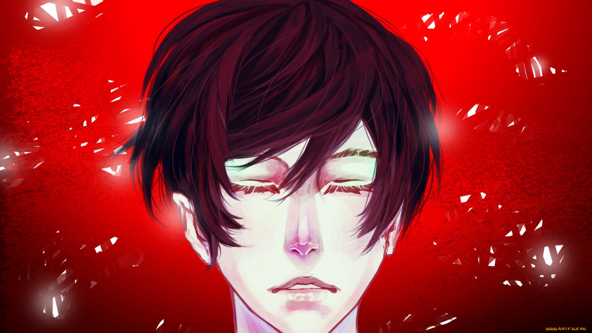 разное, арты, парень, лицо