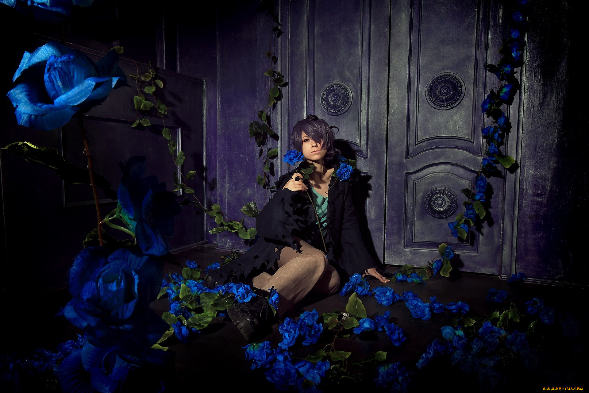 разное, cosplay, , косплей, розы, парень, иб, игра