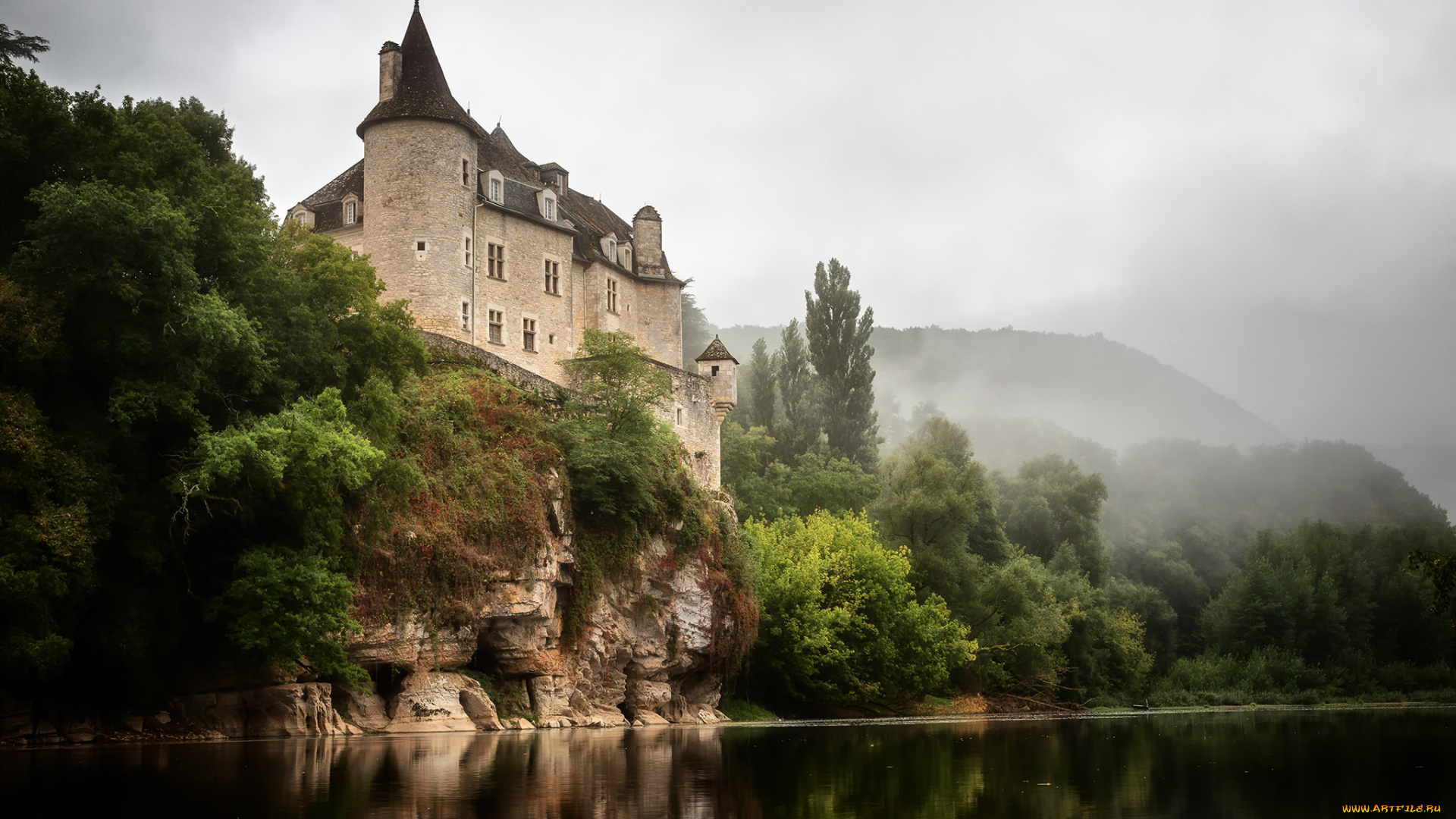 города, -, дворцы, , замки, , крепости, замок, река