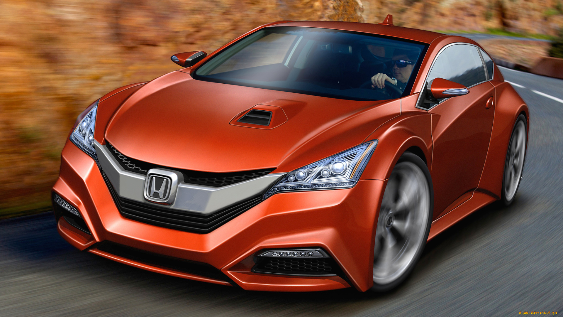 honda, cr-z, hybrid, 2015, автомобили, виртуальный, тюнинг, 2015, hybrid, cr-z, honda