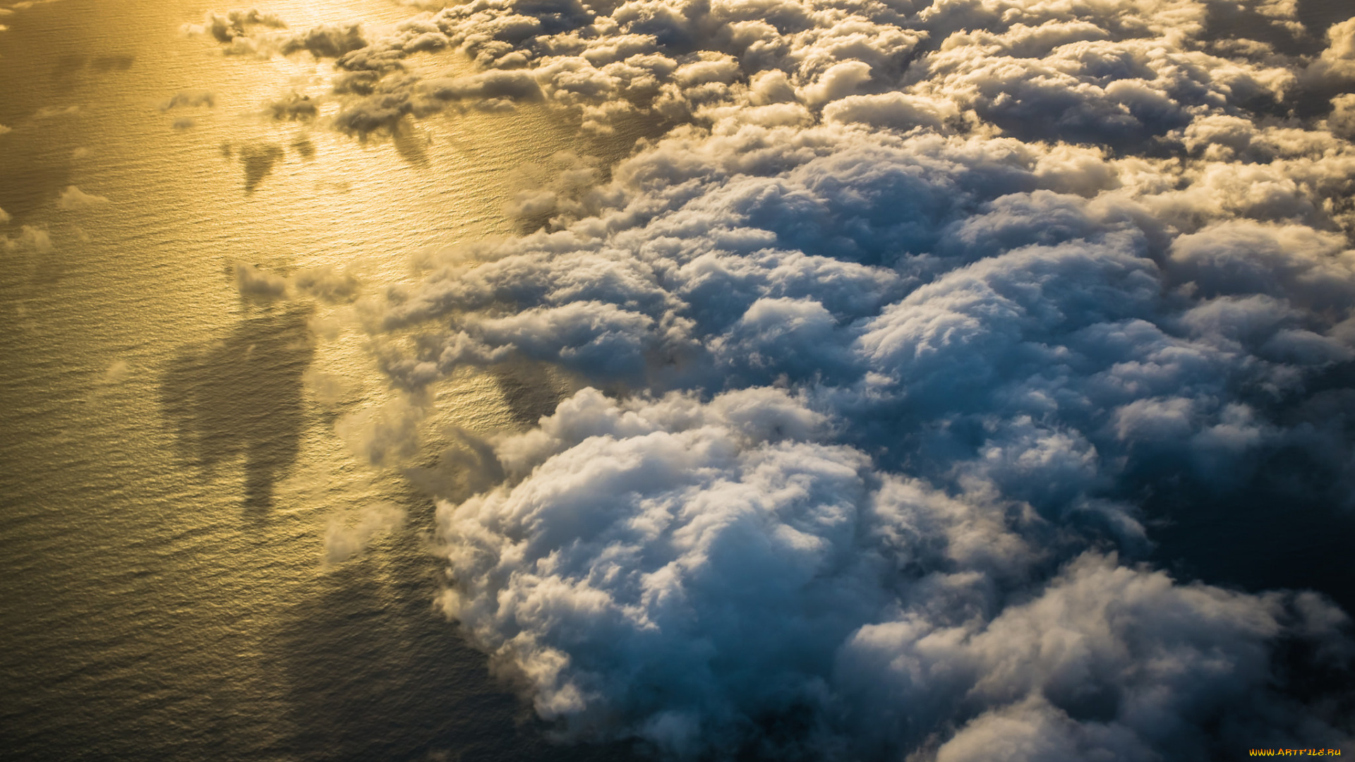 природа, облака, рассвет