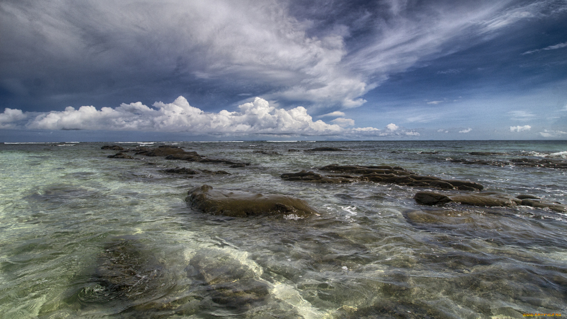 природа, побережье, берег, море