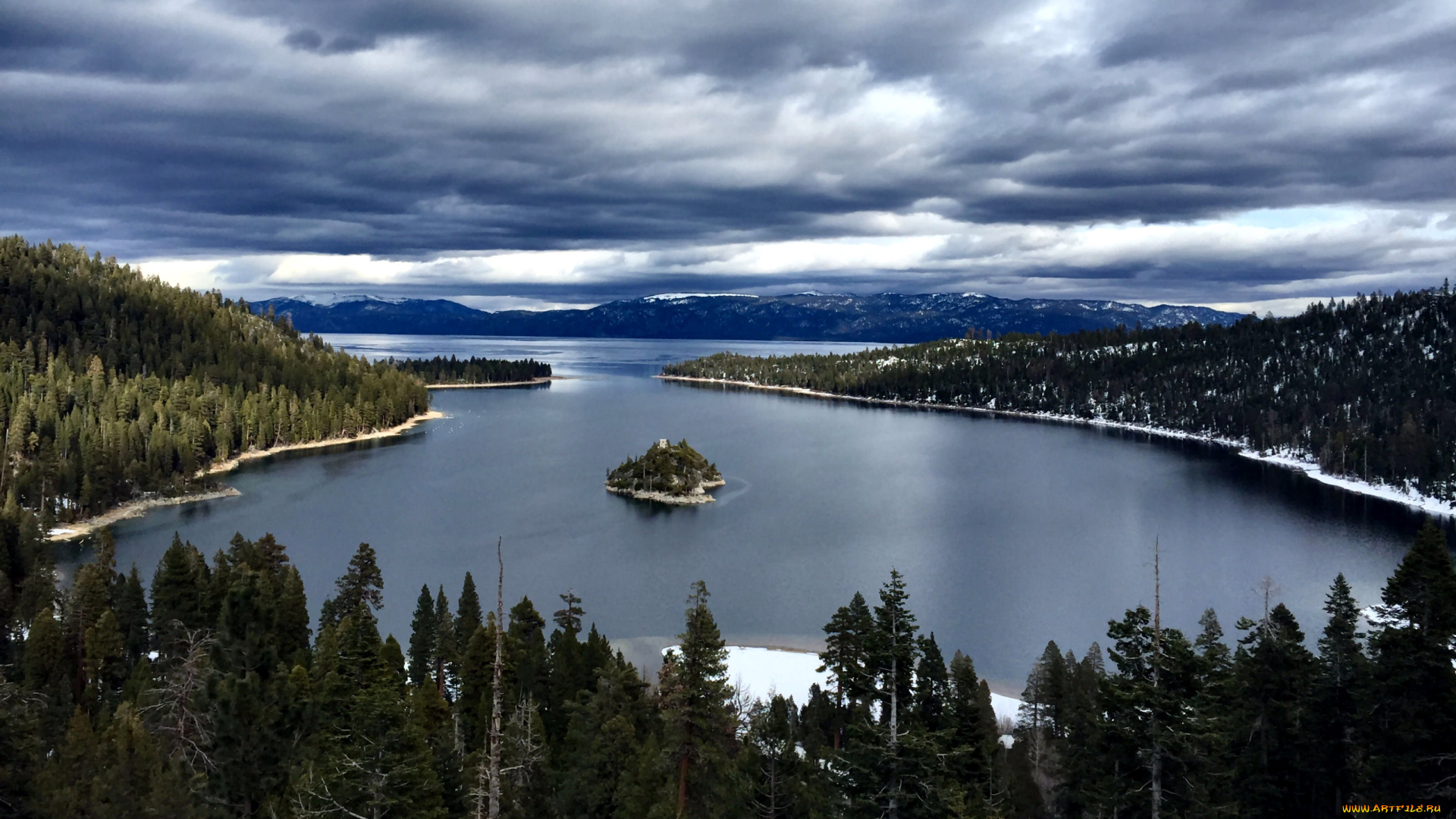 природа, реки, озера, островок