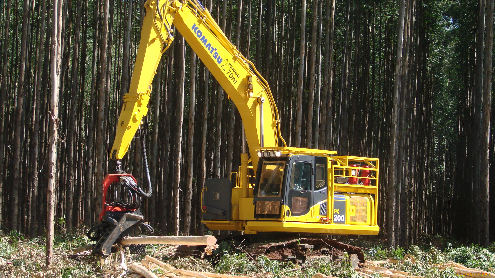 техника, экскаваторы, komatsu