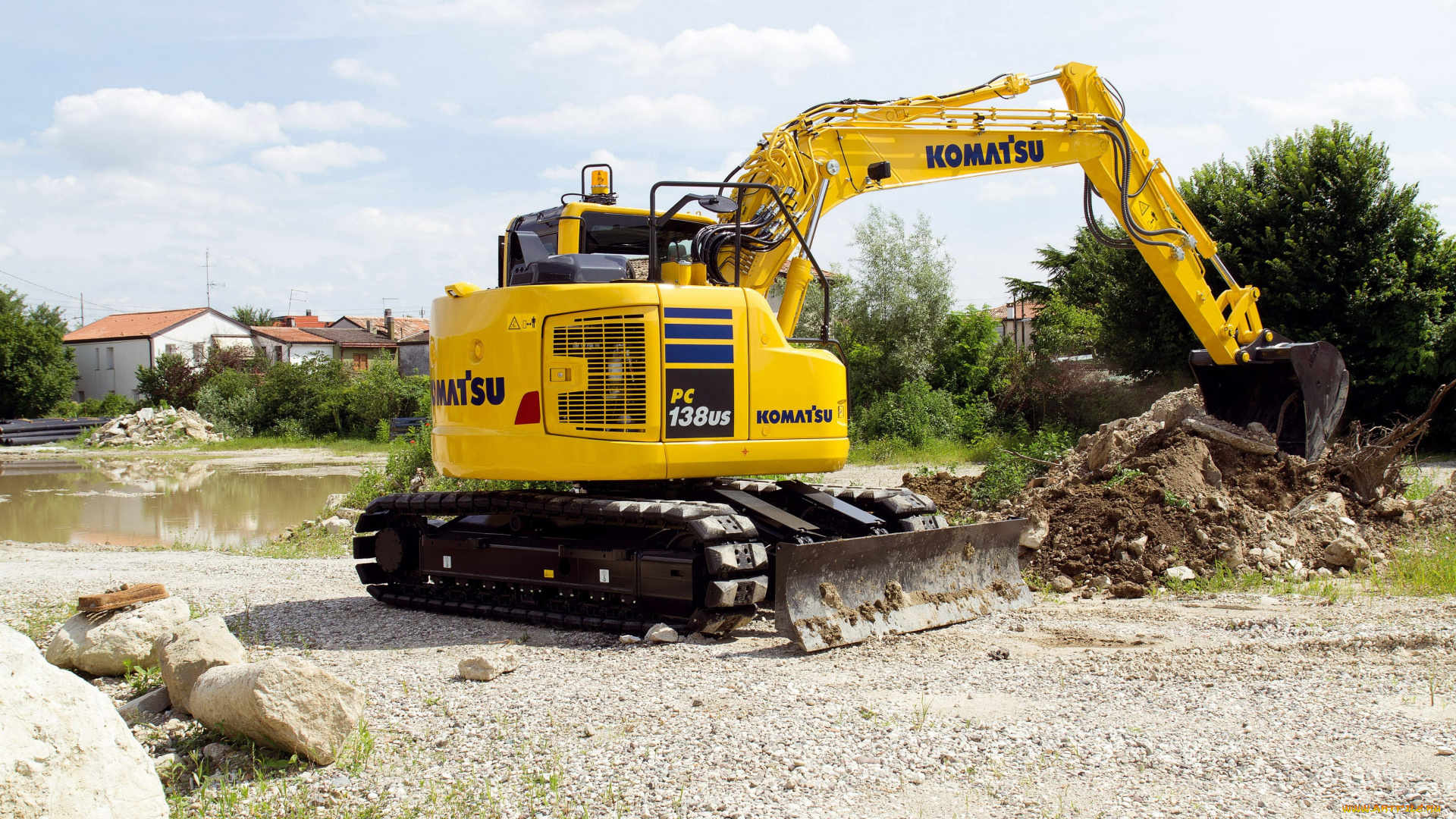 техника, экскаваторы, komatsu