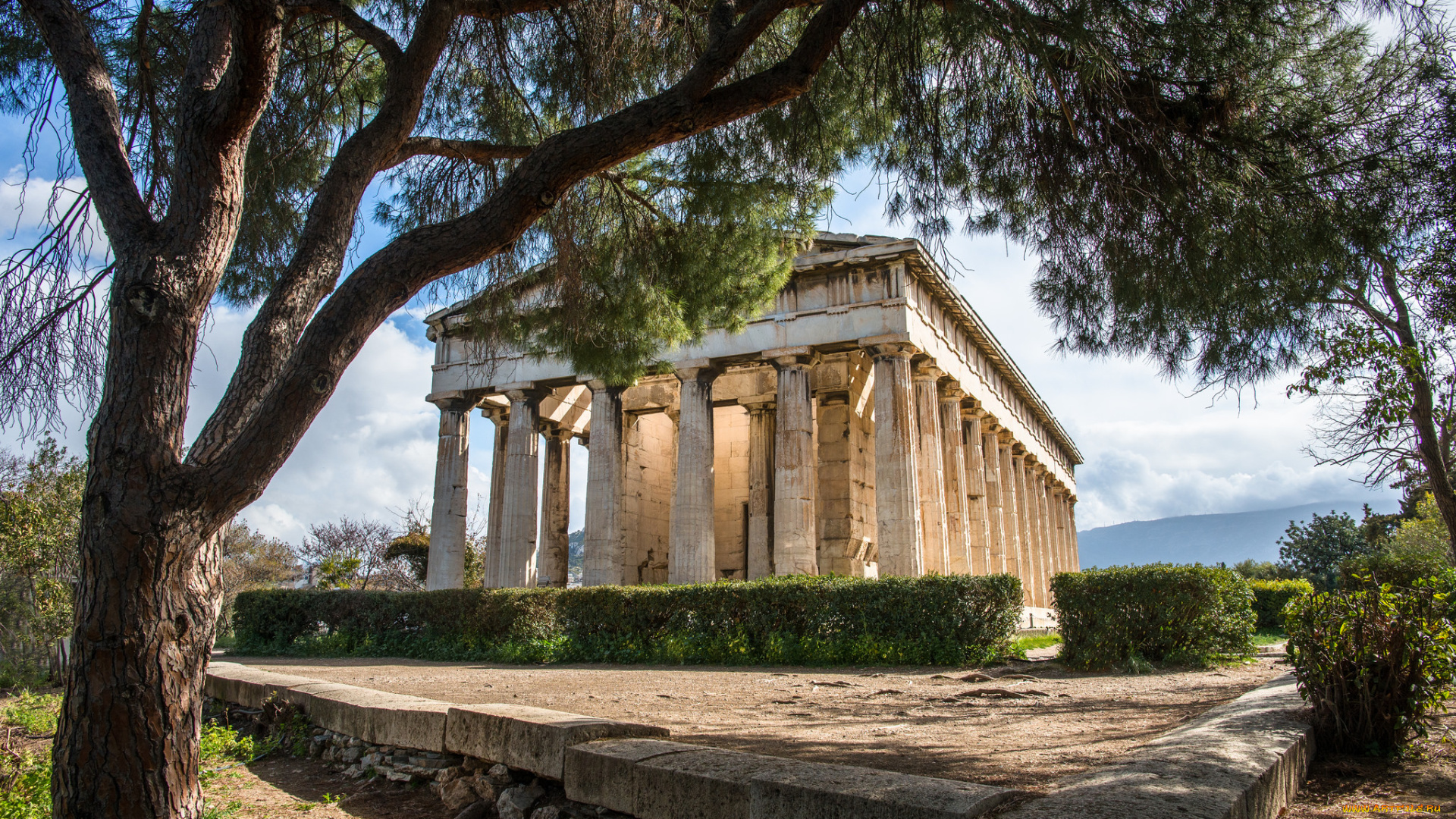 temple, of, hephaestus, , athens, города, афины, , греция, антик, храм