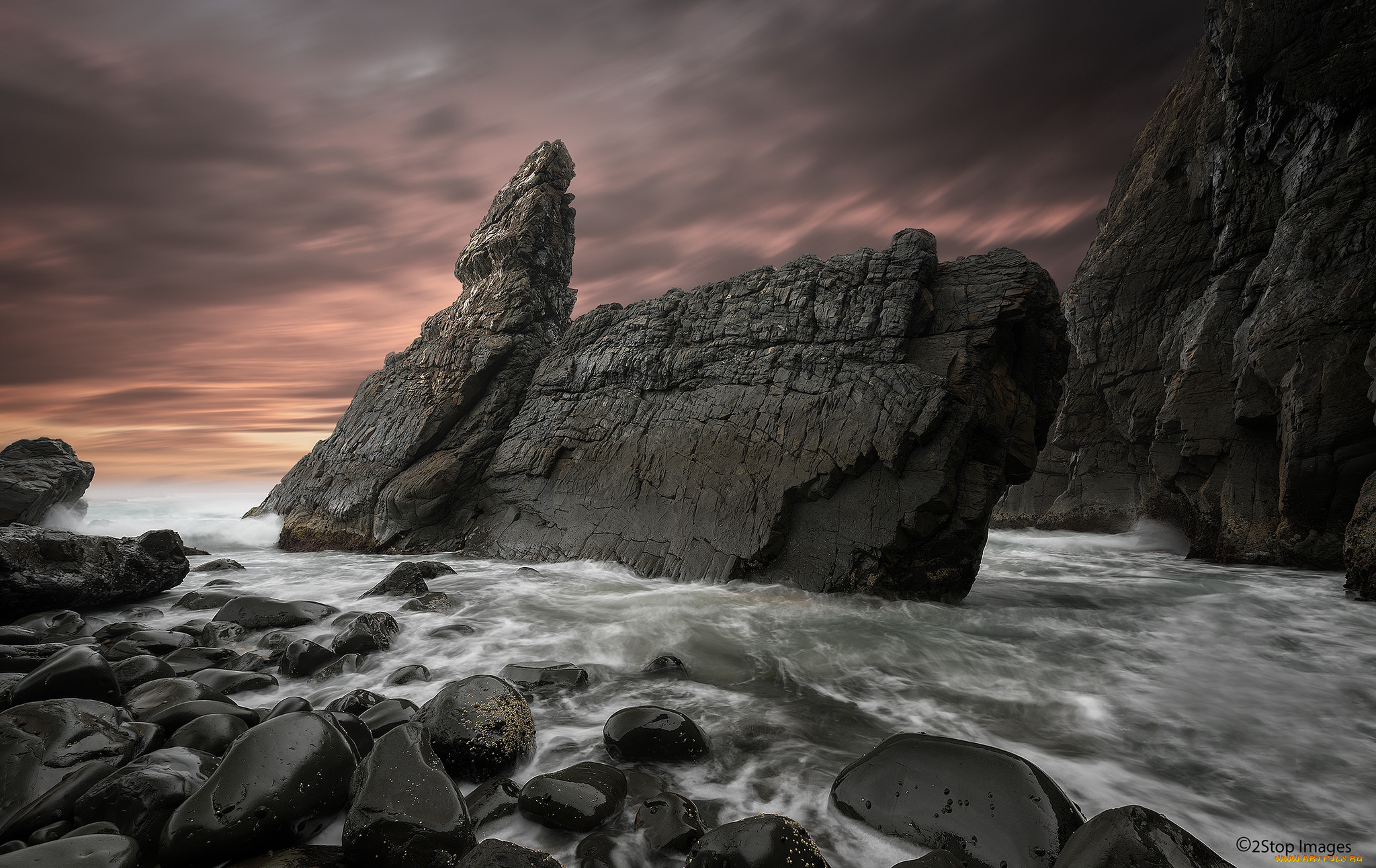 природа, побережье, берег, море