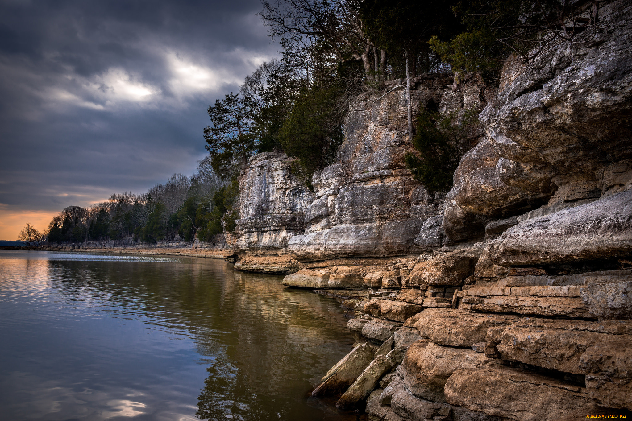 природа, реки, озера, река, лес