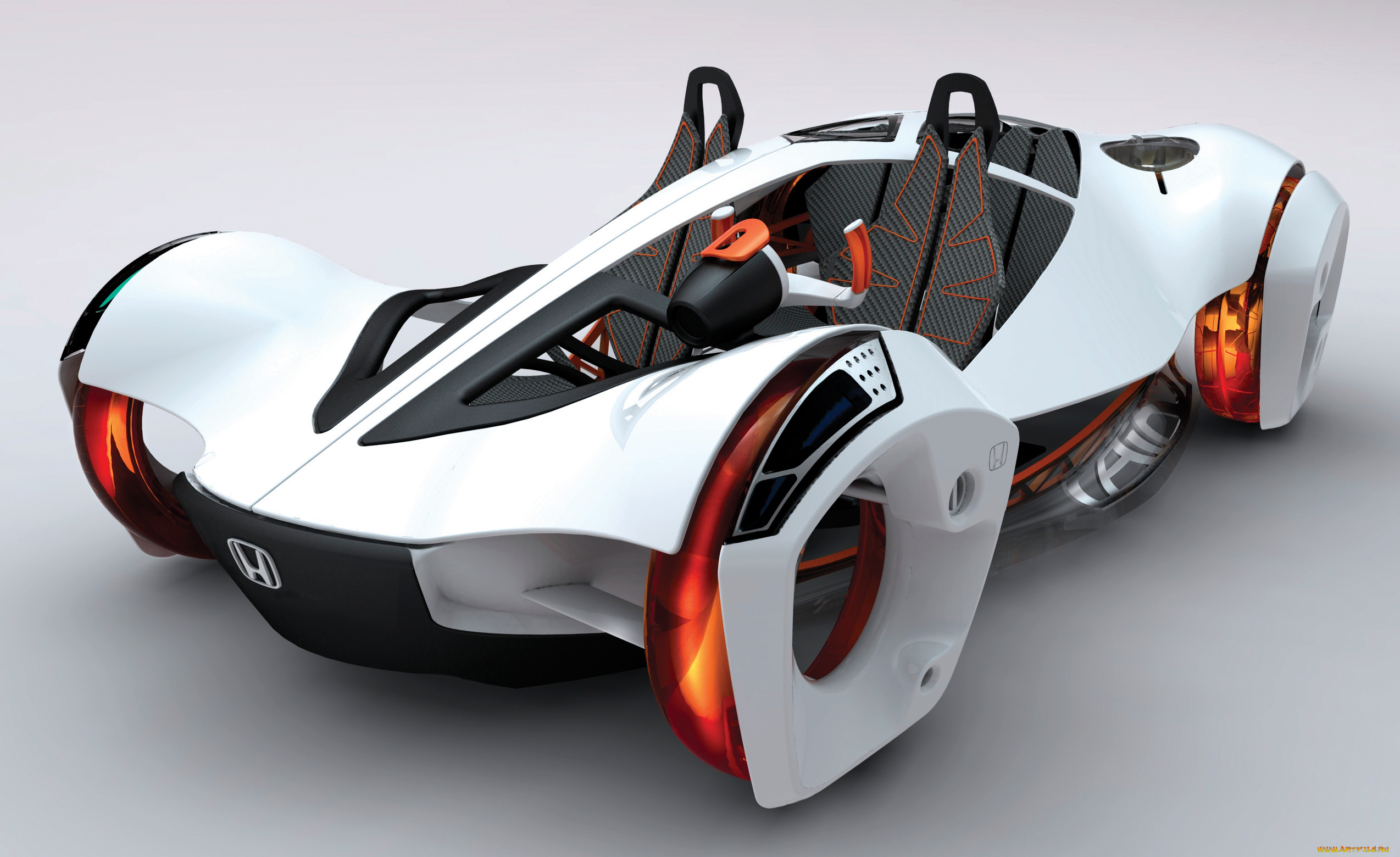 honda, luxury, concept, автомобили, 3д, honda, luxury, concept, futuristic, car
