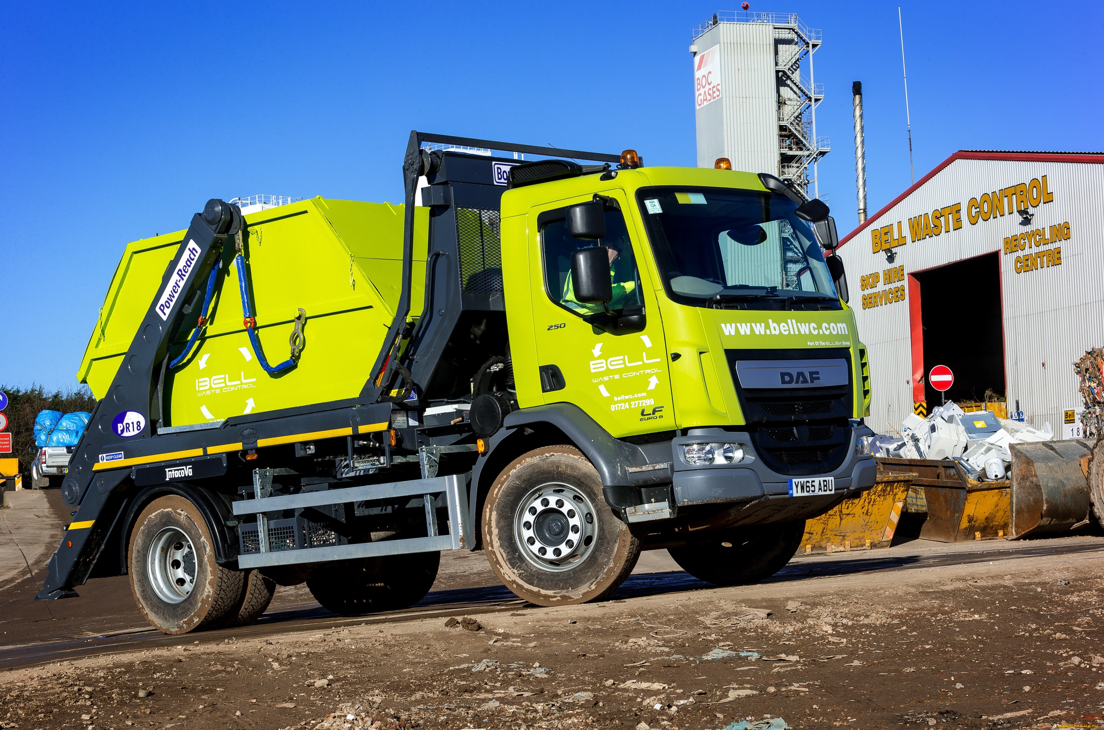 автомобили, мусоровозы, daf