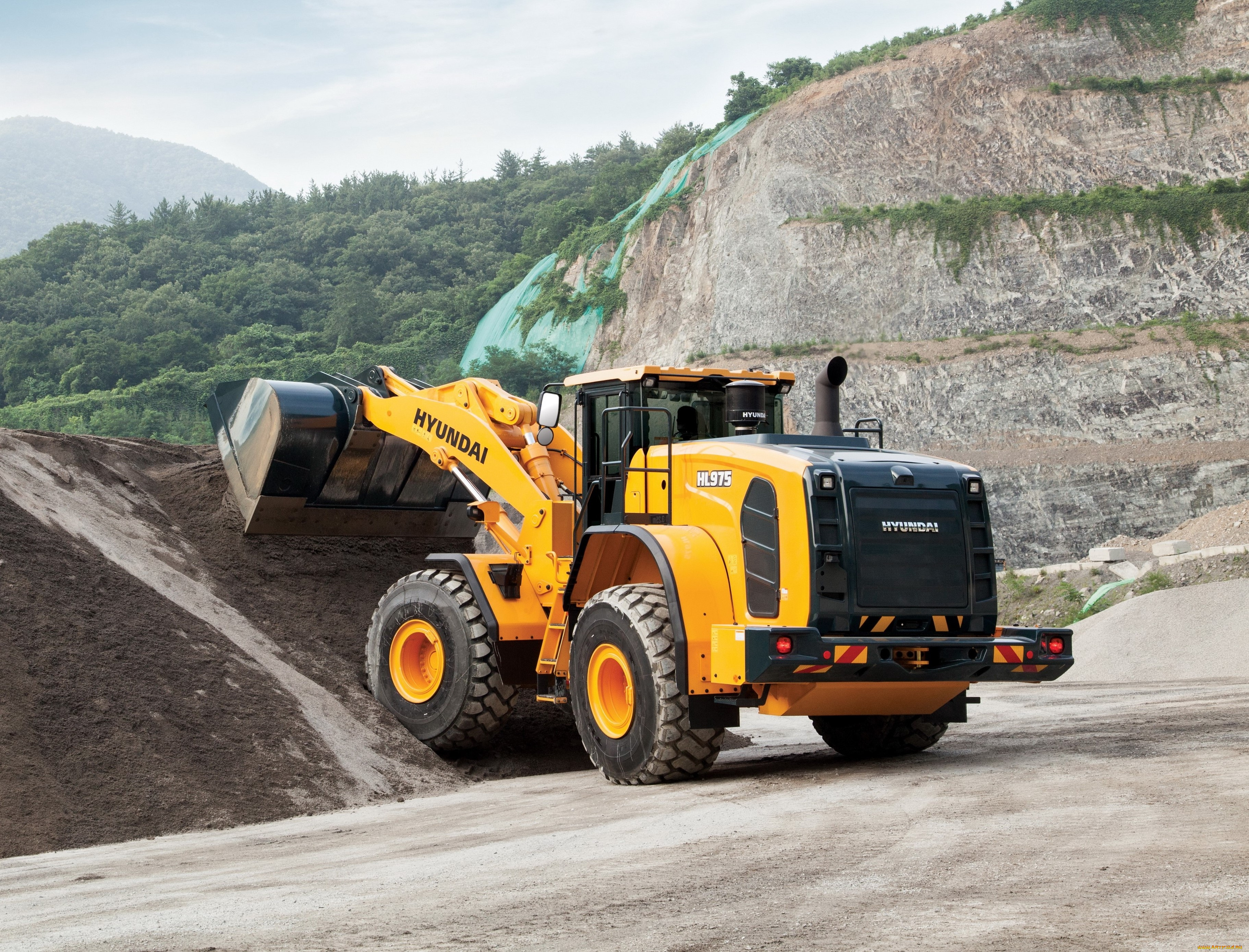 техника, фронтальные, погрузчики, hyundai