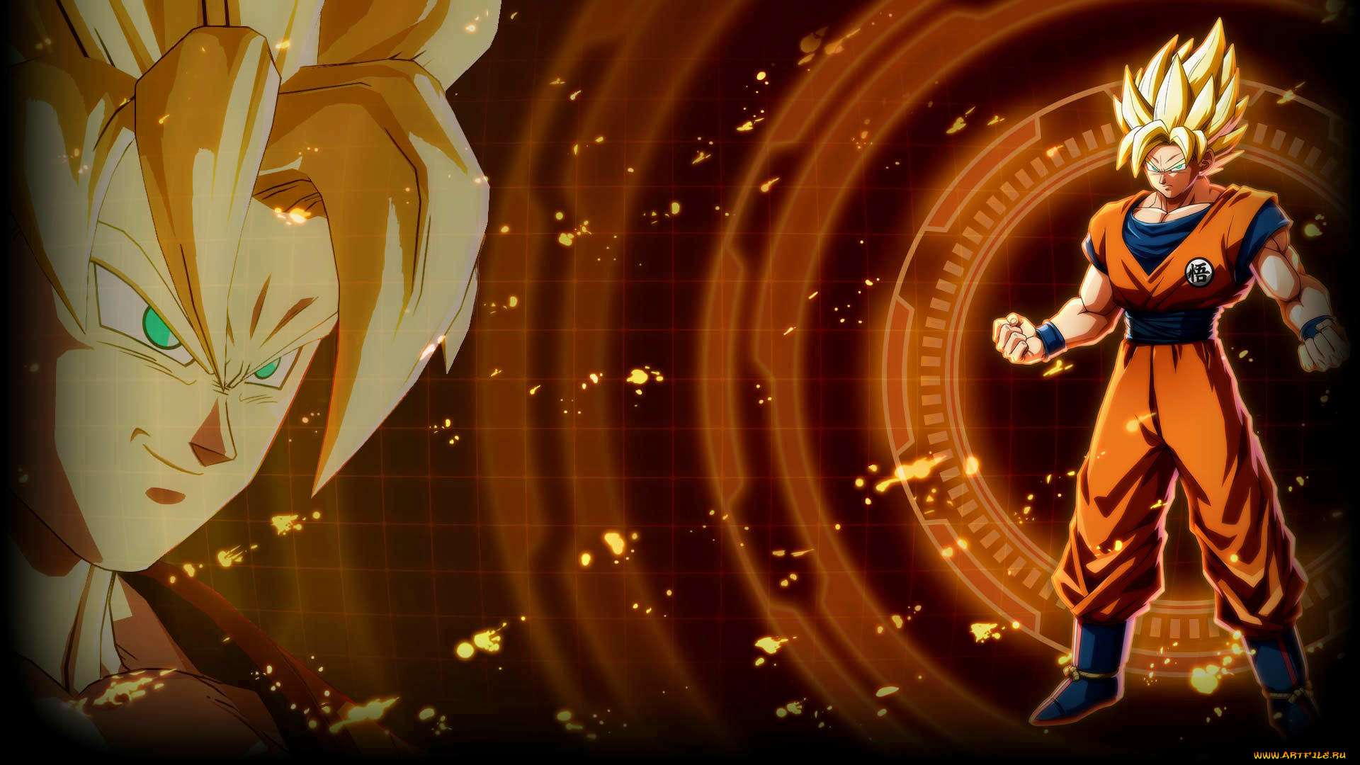 dragon, ball, fighterz, видео, игры, файтинг, dragon, ball, fighterz, action