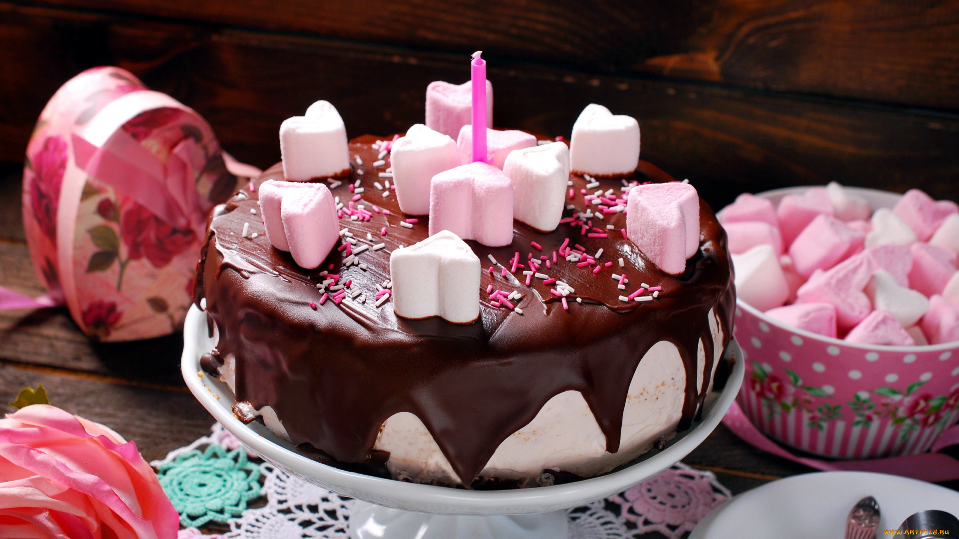 еда, торты, лакомство, торт, зефир