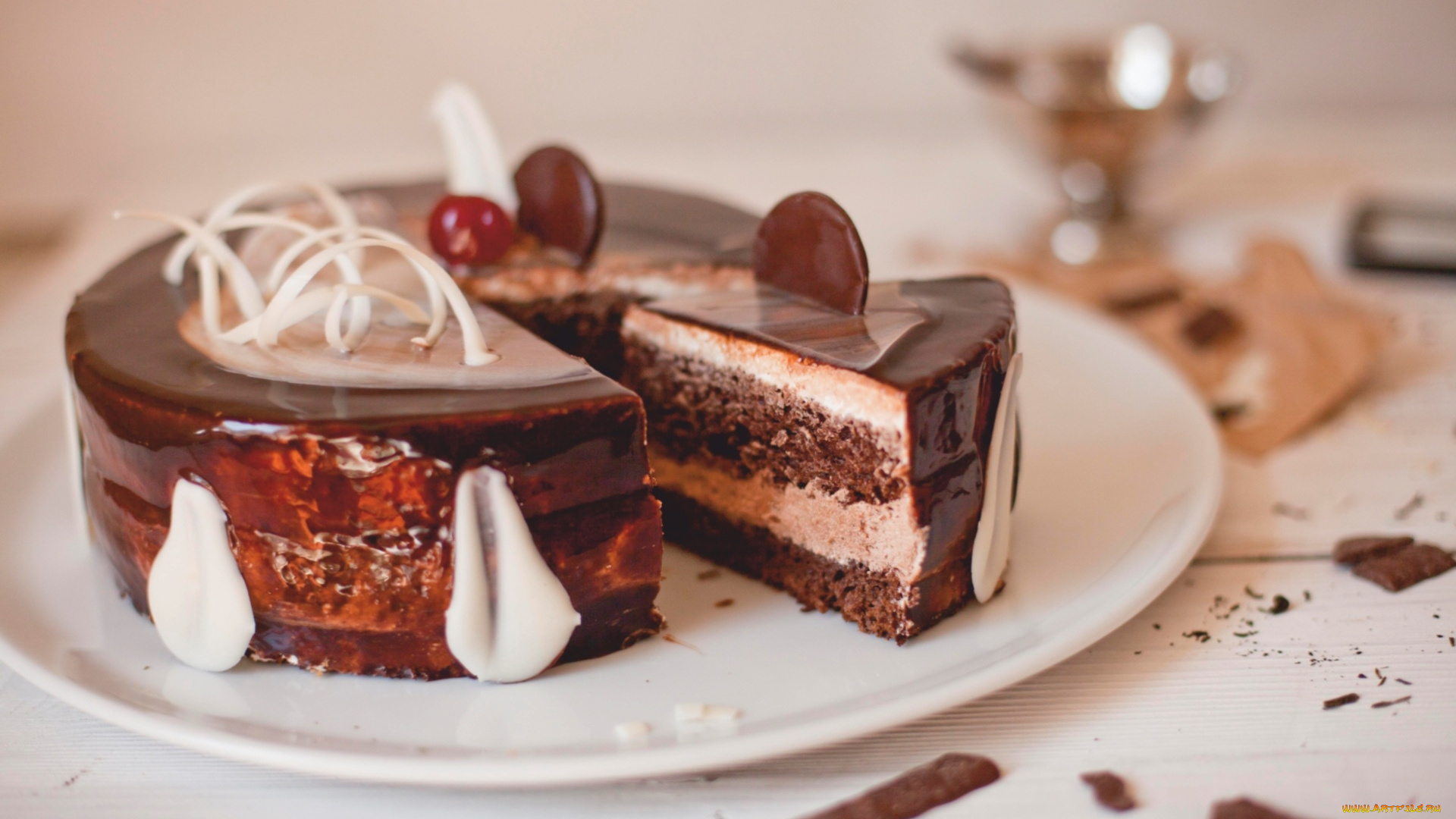 еда, торты, шоколад, торт, лакомство