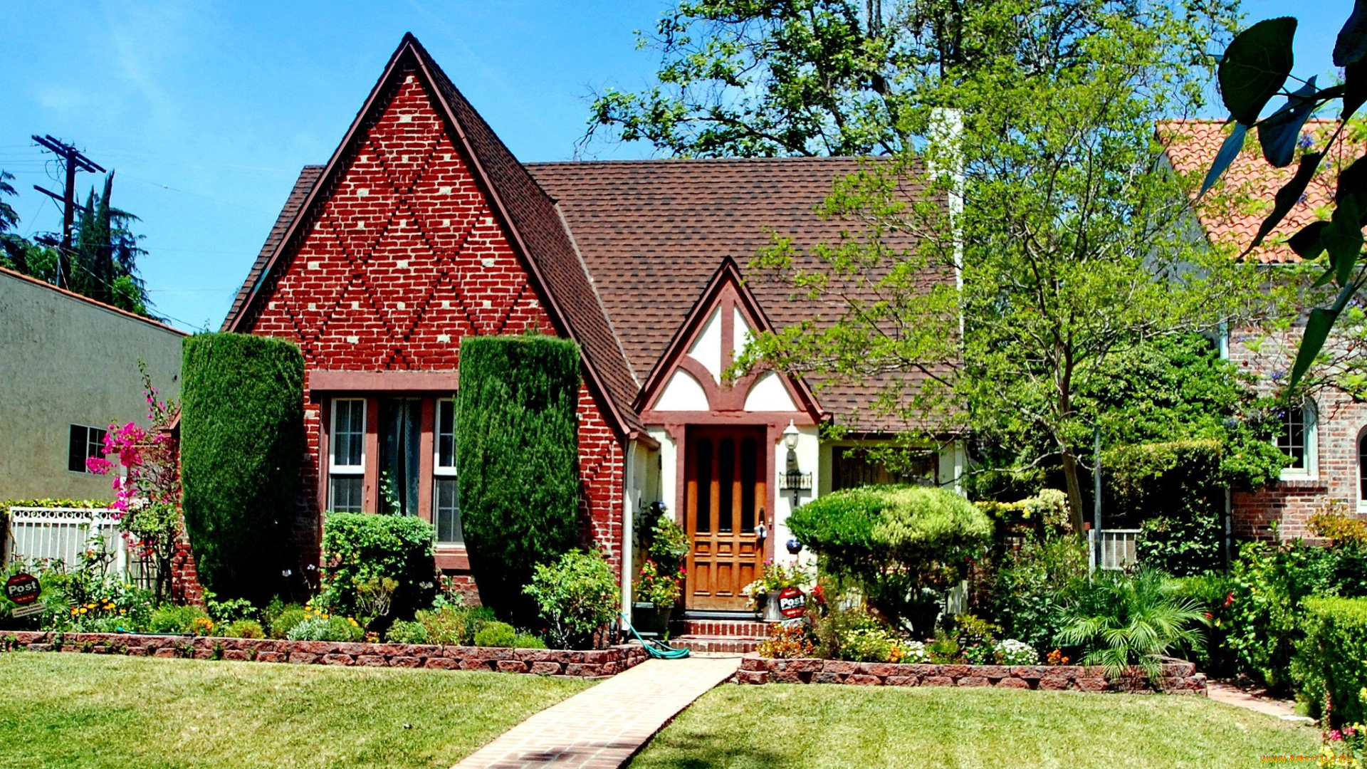 города, -, здания, , дома, жилой, дом