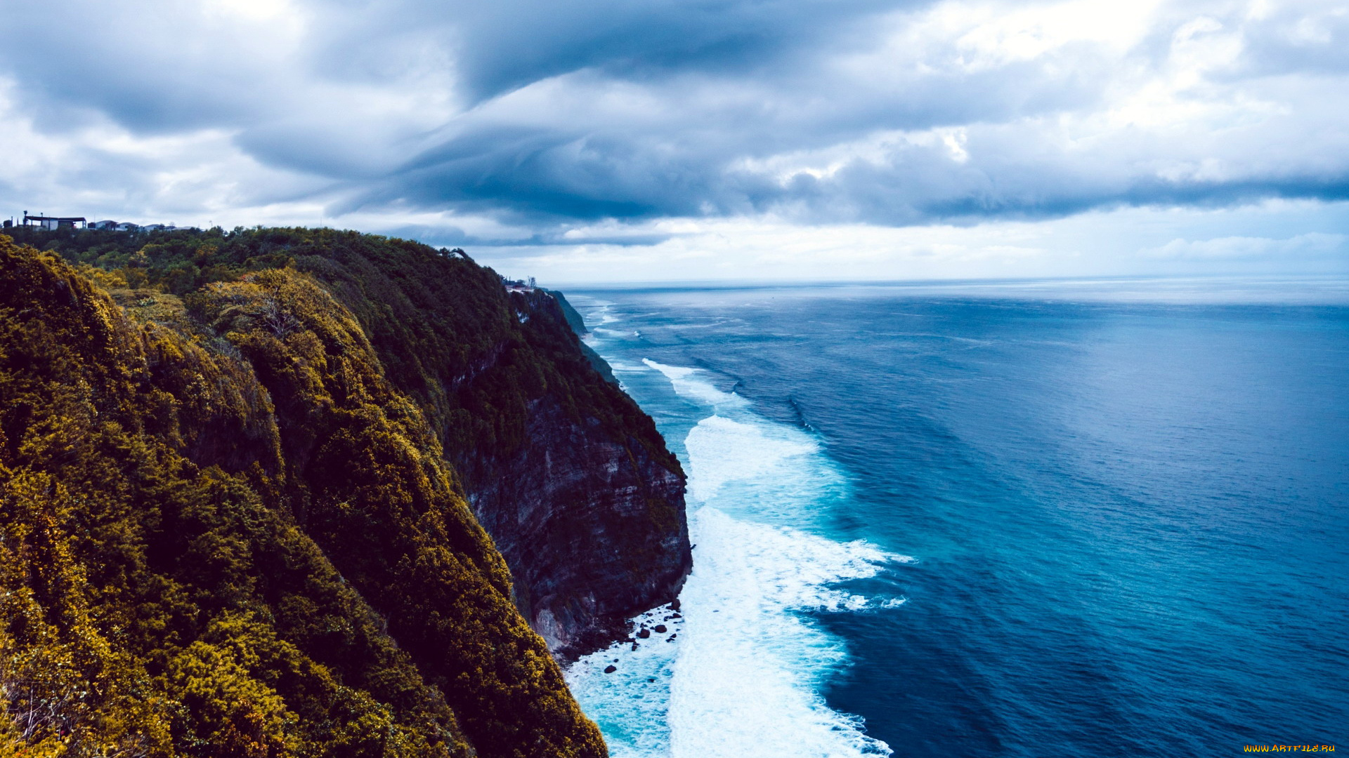 природа, побережье, прибой