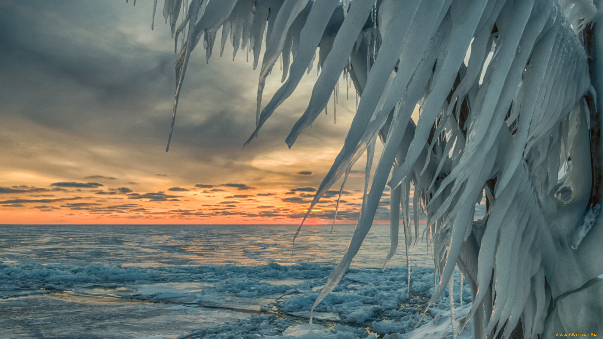 природа, зима, простор