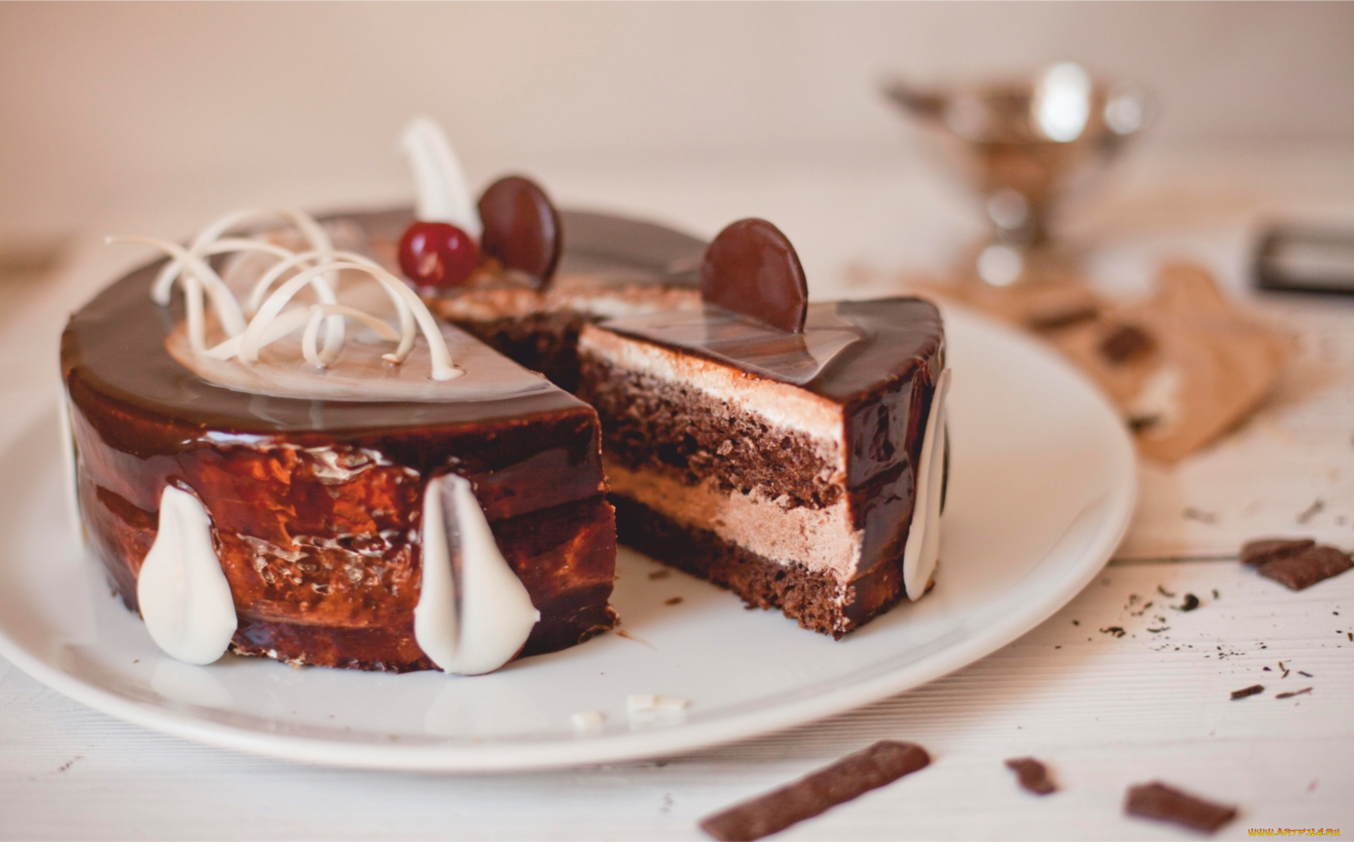 еда, торты, шоколад, торт, лакомство