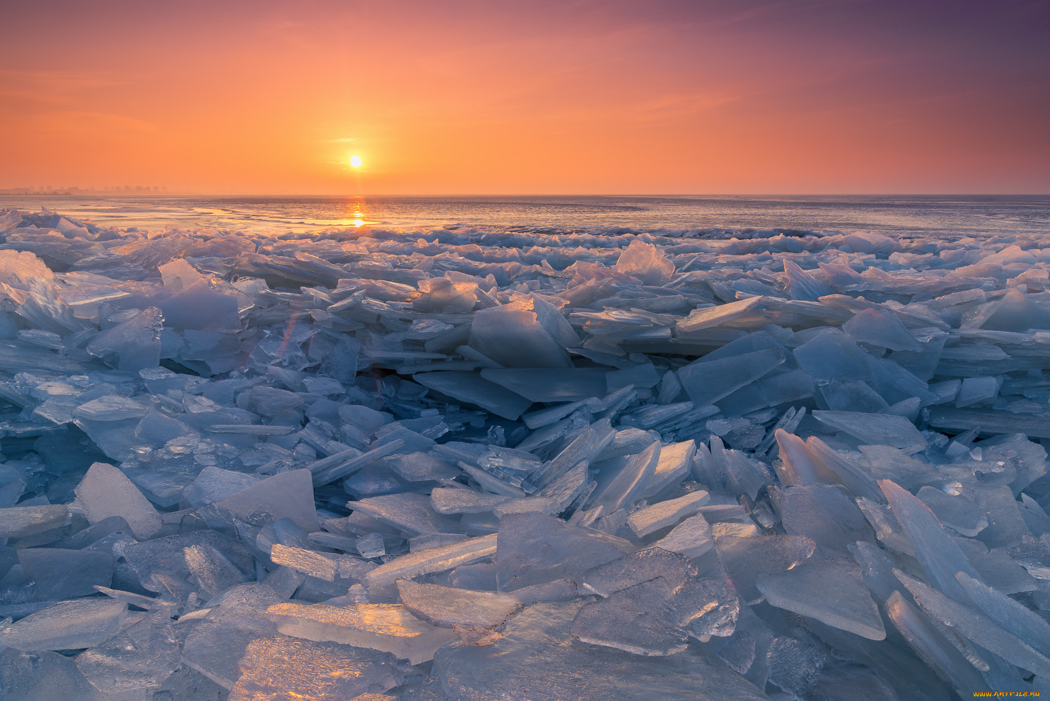 природа, восходы, закаты, простор