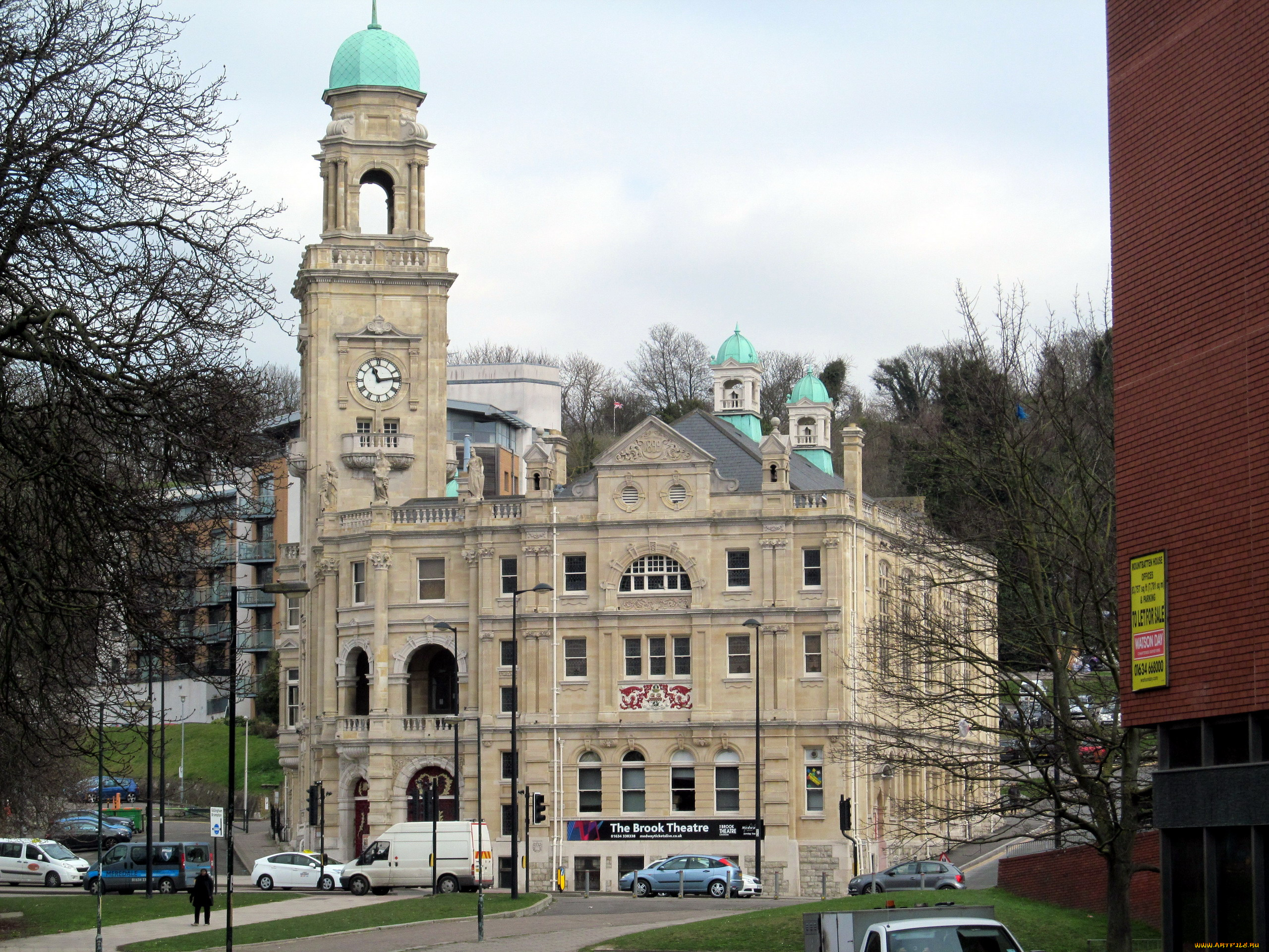 города, -, здания, , дома, театр