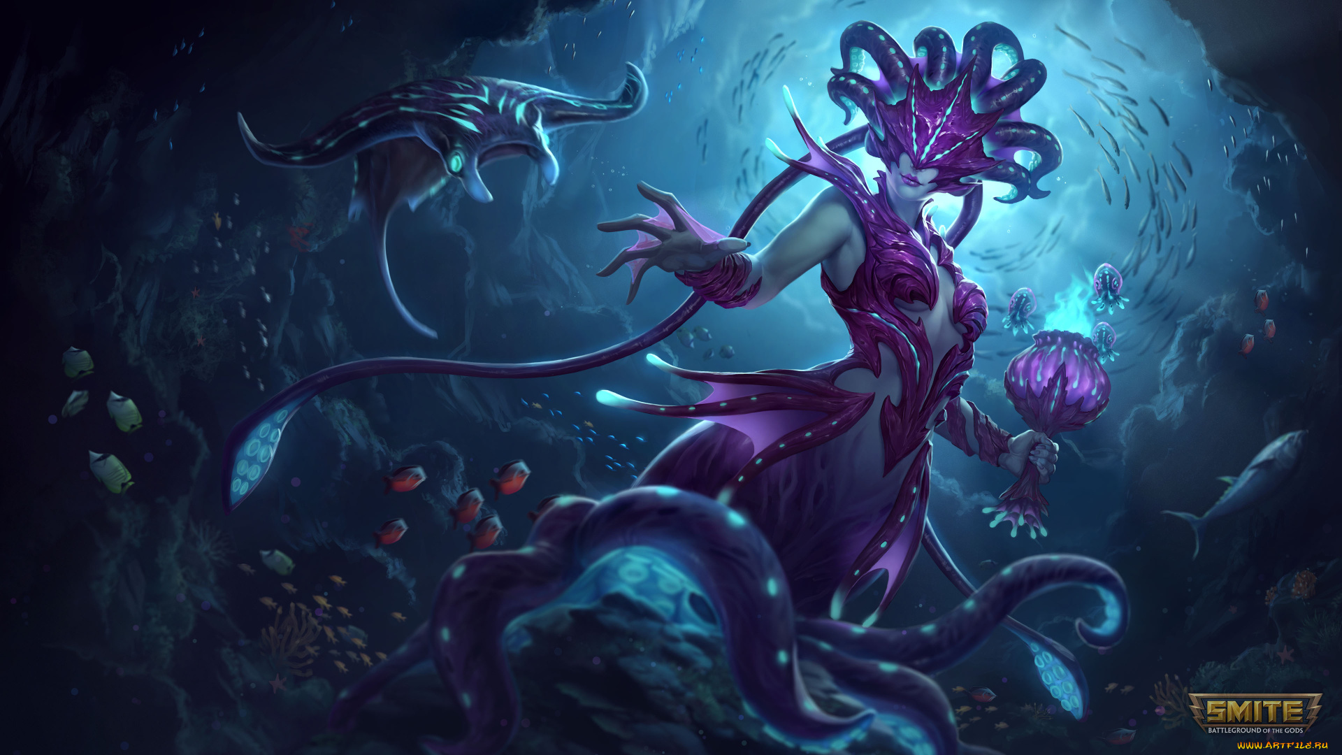 видео, игры, smite, игра