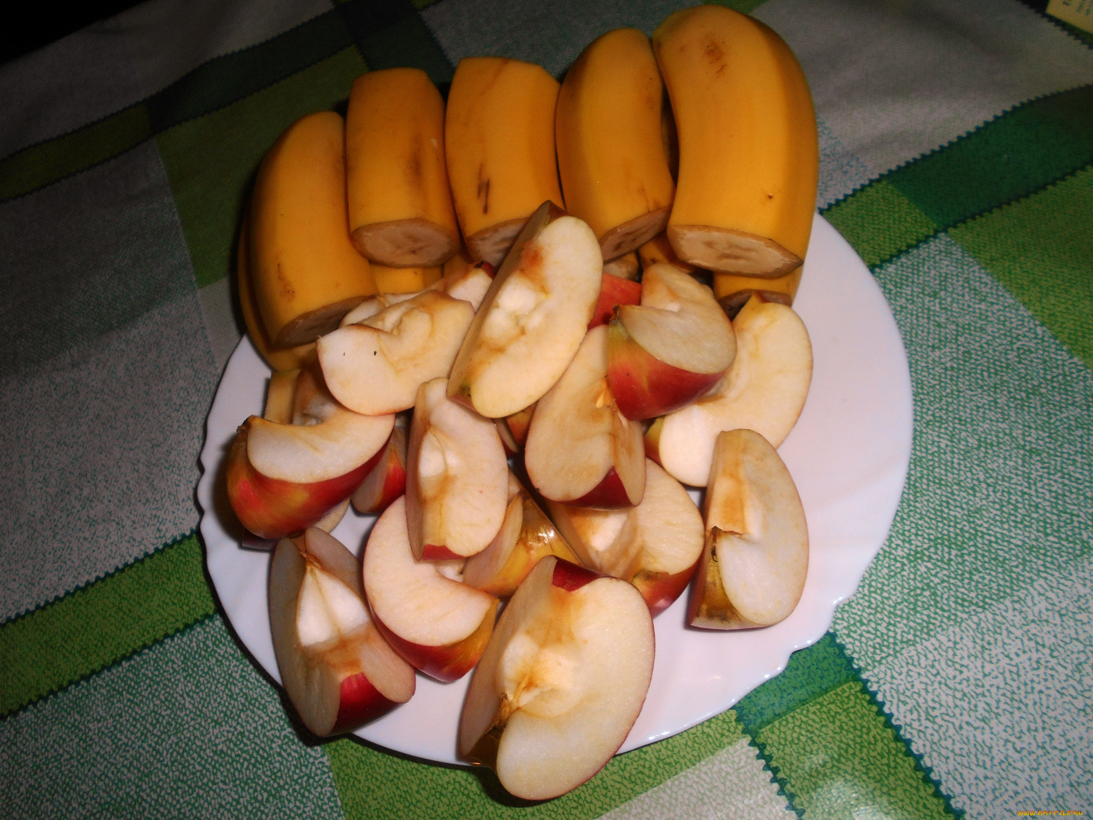 еда, яблоки, бананы