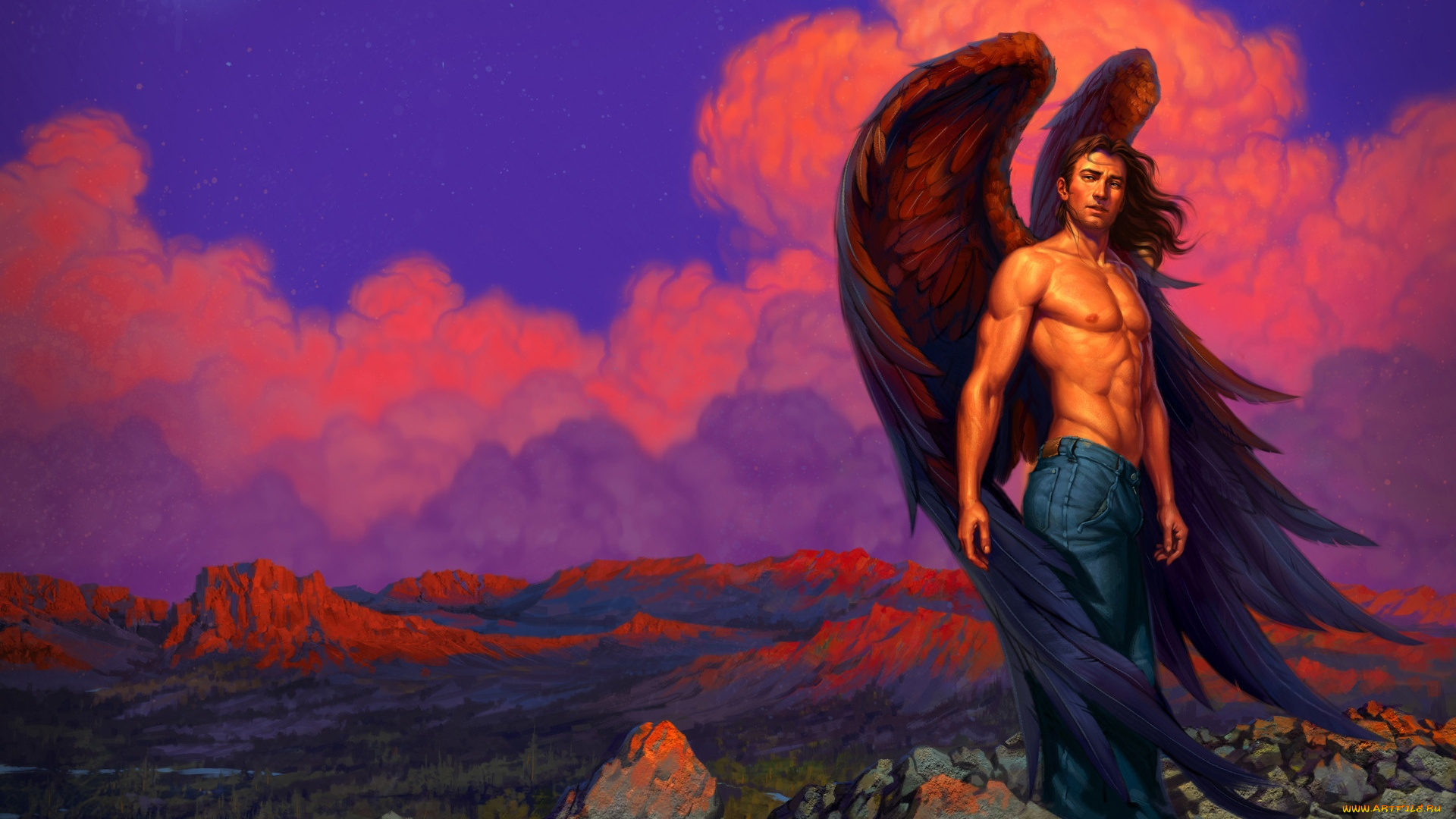 фэнтези, ангелы, dark, angel