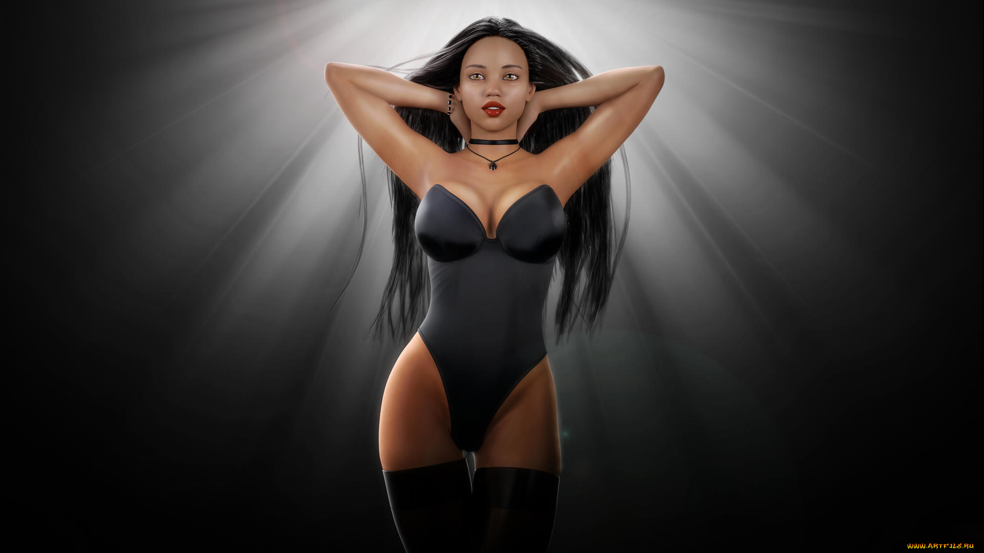 3д, графика, люди, , people, девушка, фон, взгляд