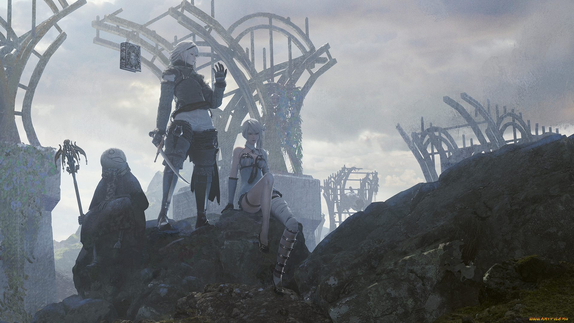 nier, replicant, видео, игры, ---другое, nier, replicant