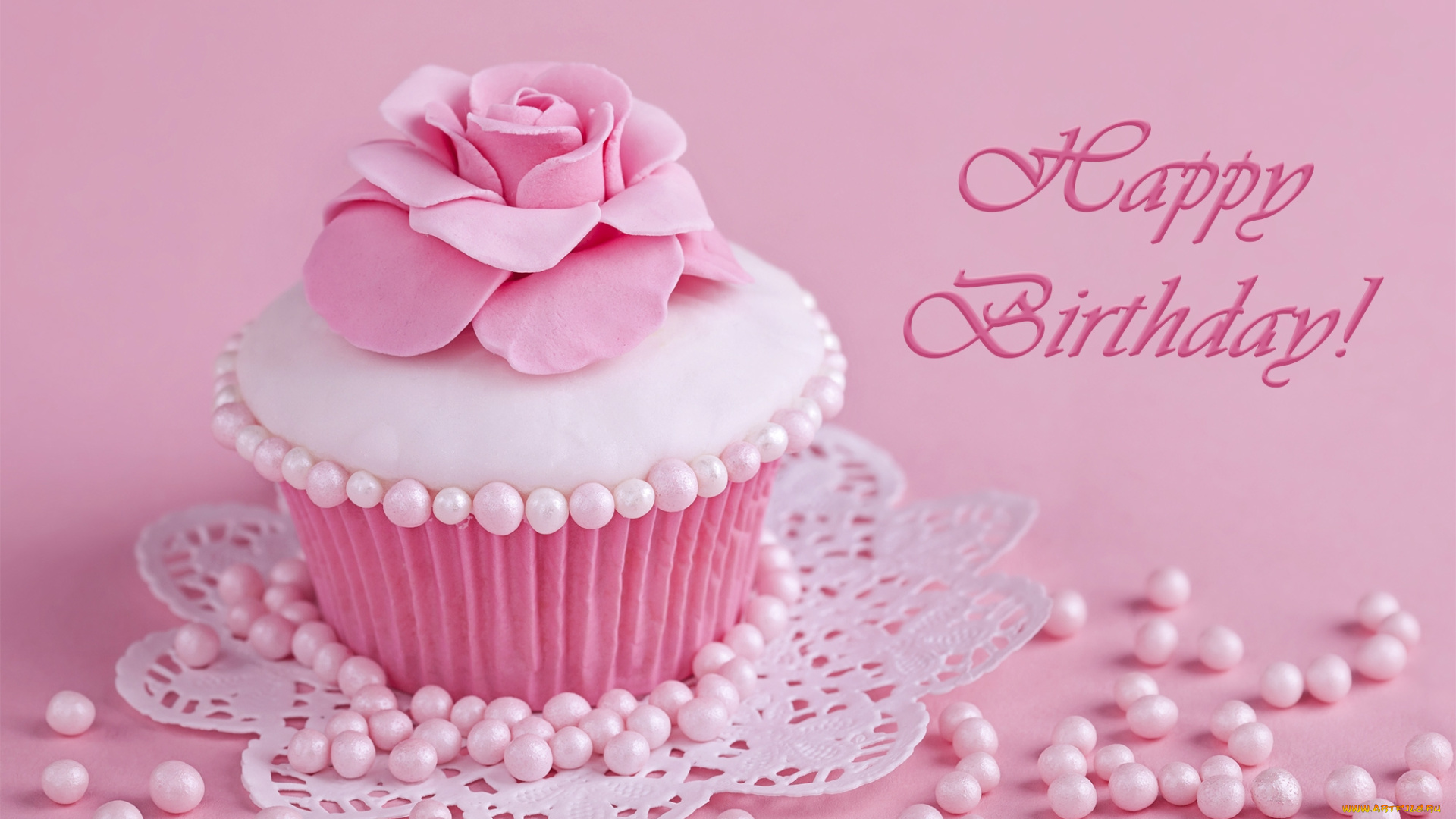 праздничные, день, рождения, кекс, драже, надпись