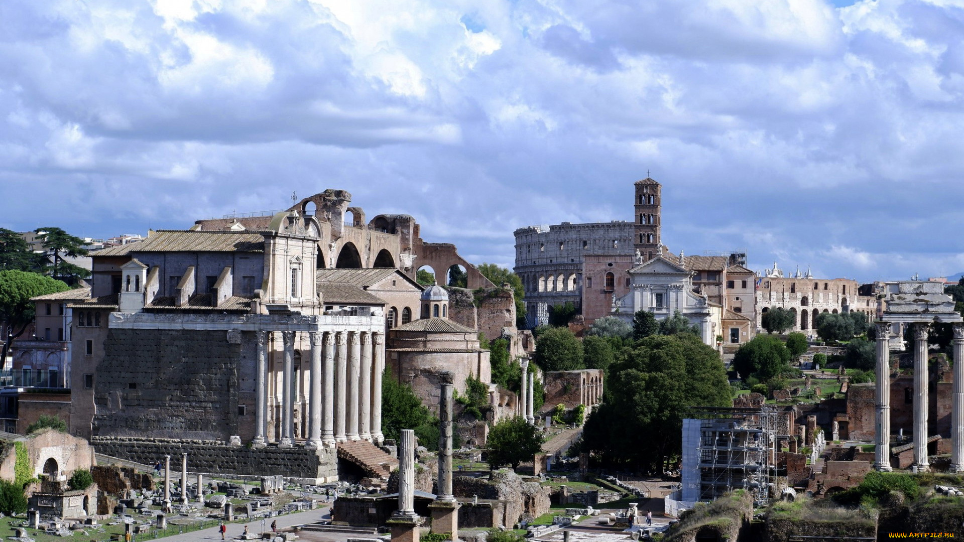 temple, of, saturn, colosseum, города, рим, , ватикан, , италия, temple, of, saturn