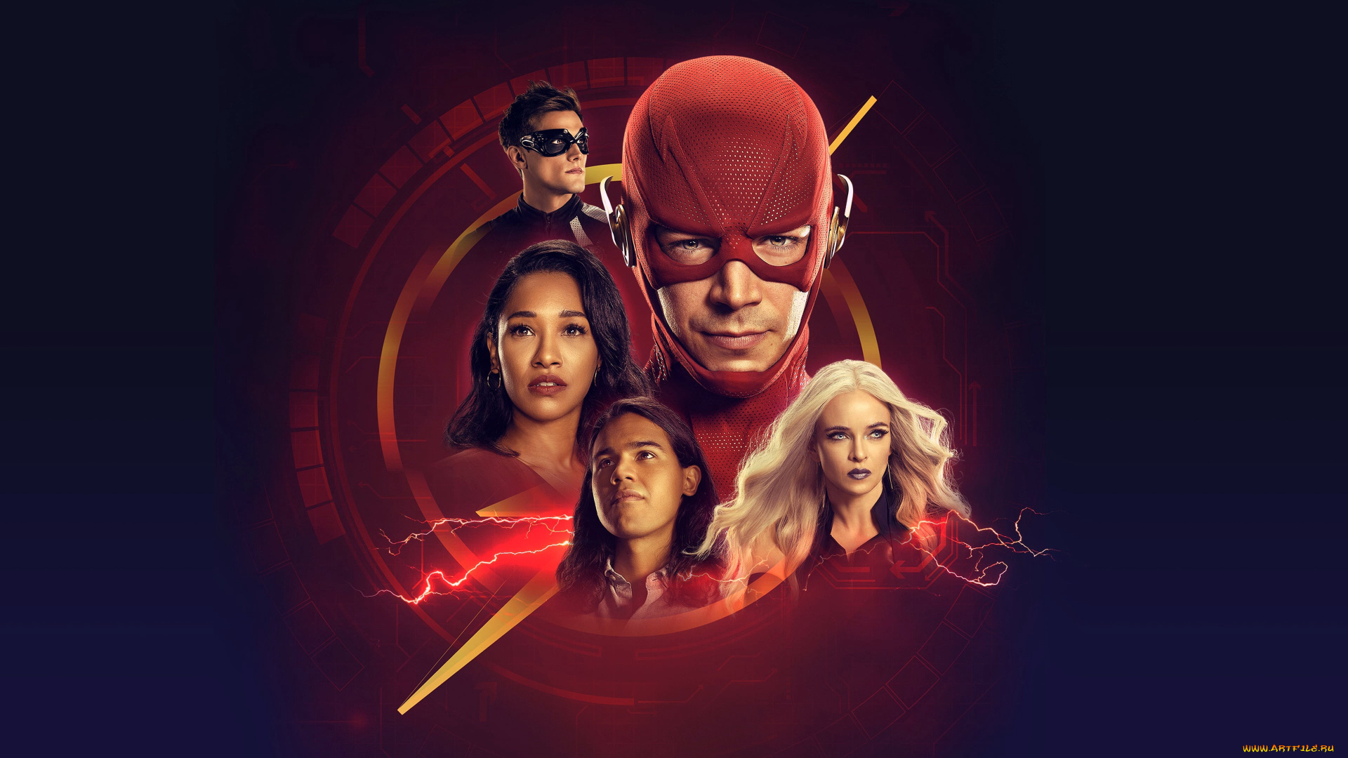the, flash, , сериал, 2014, –, , кино, фильмы, сериал, флэш, постер, седьмой, сезон, фантастика, боевик, драма, grant, gustin