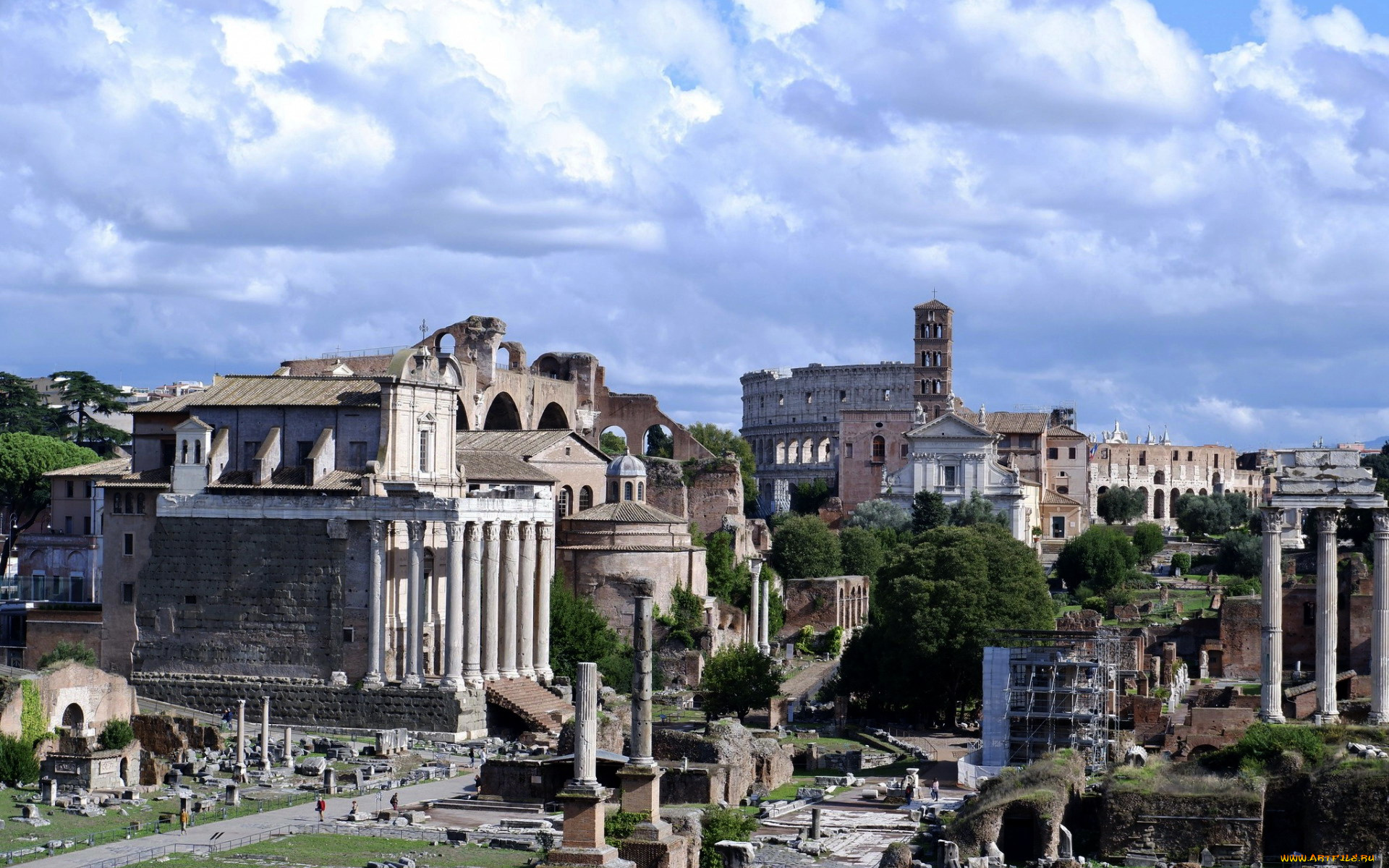 temple, of, saturn, colosseum, города, рим, , ватикан, , италия, temple, of, saturn