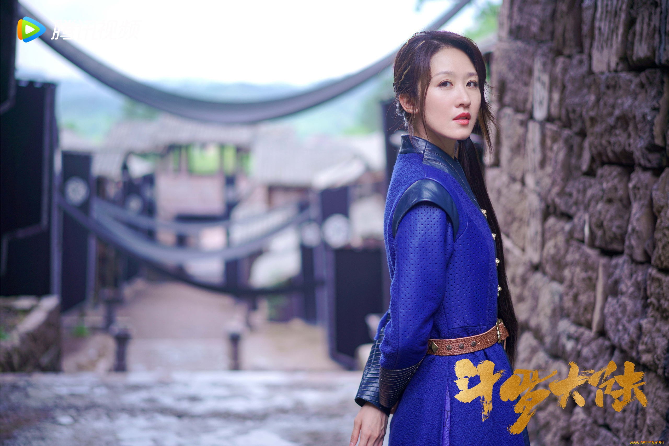 кино, фильмы, douluo, continent, девушка, стена, улица