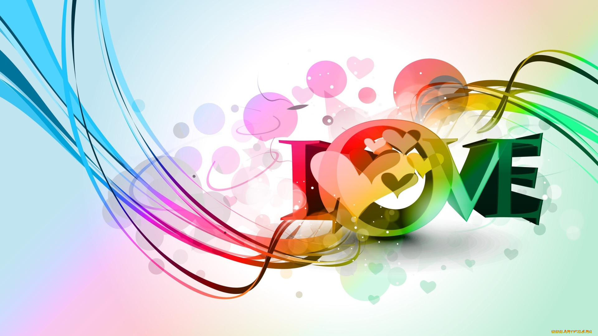 векторная, графика, сердечки, , hearts, любовь, сердечки, ленты