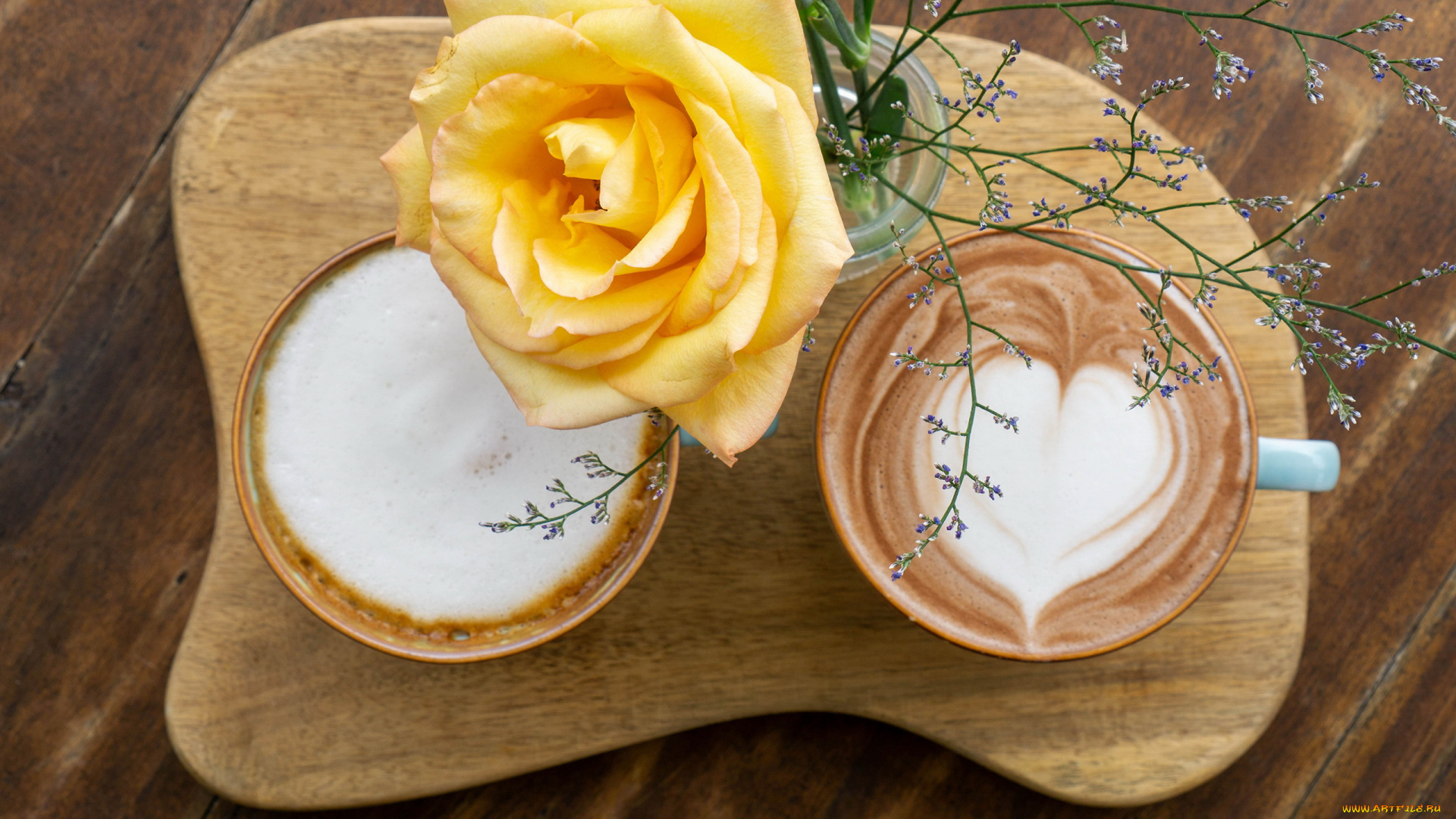 еда, кофе, , кофейные, зёрна, розы, капучино