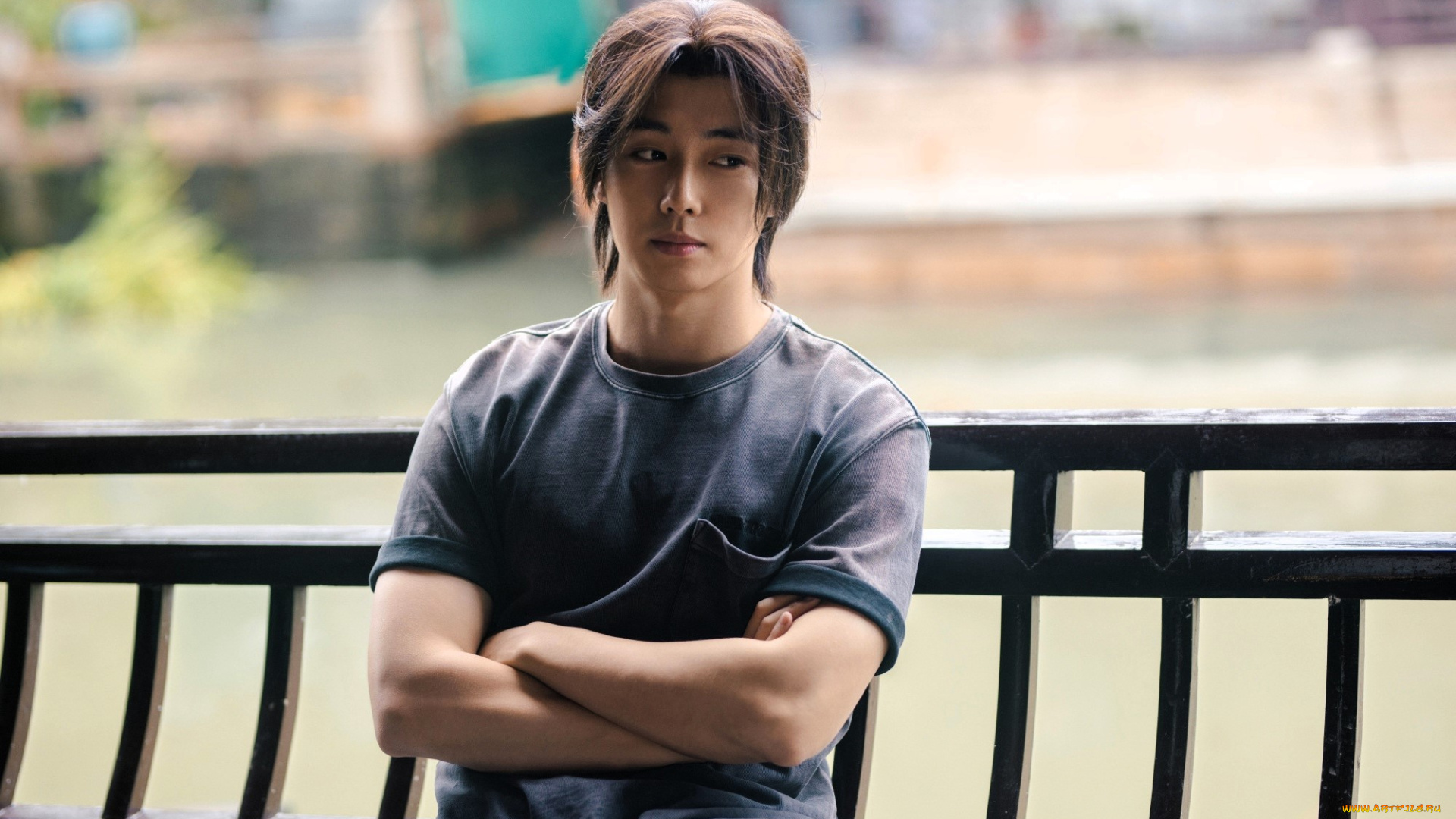 кино, фильмы, northward, парень, футболка, ограда