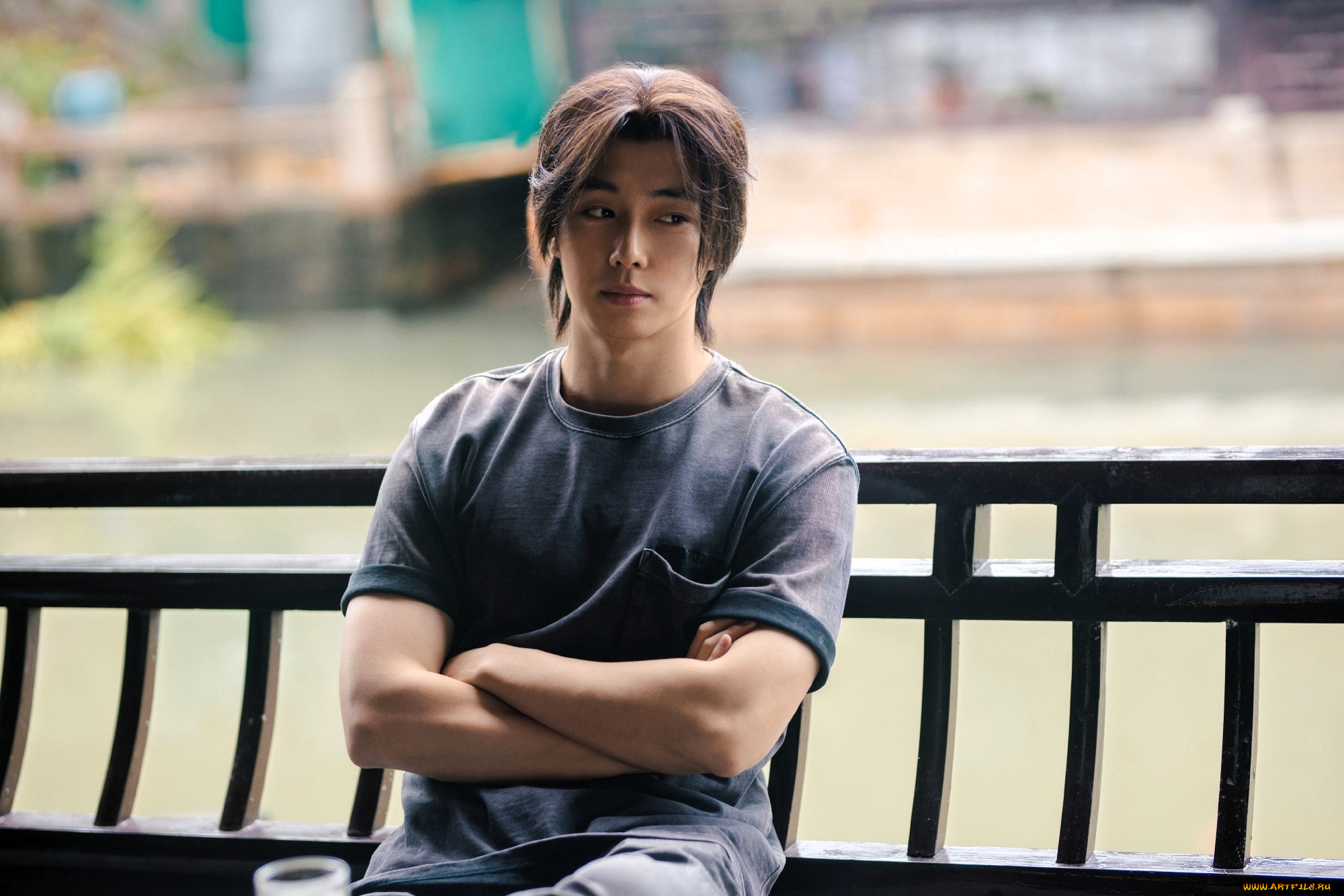 кино, фильмы, northward, парень, футболка, ограда