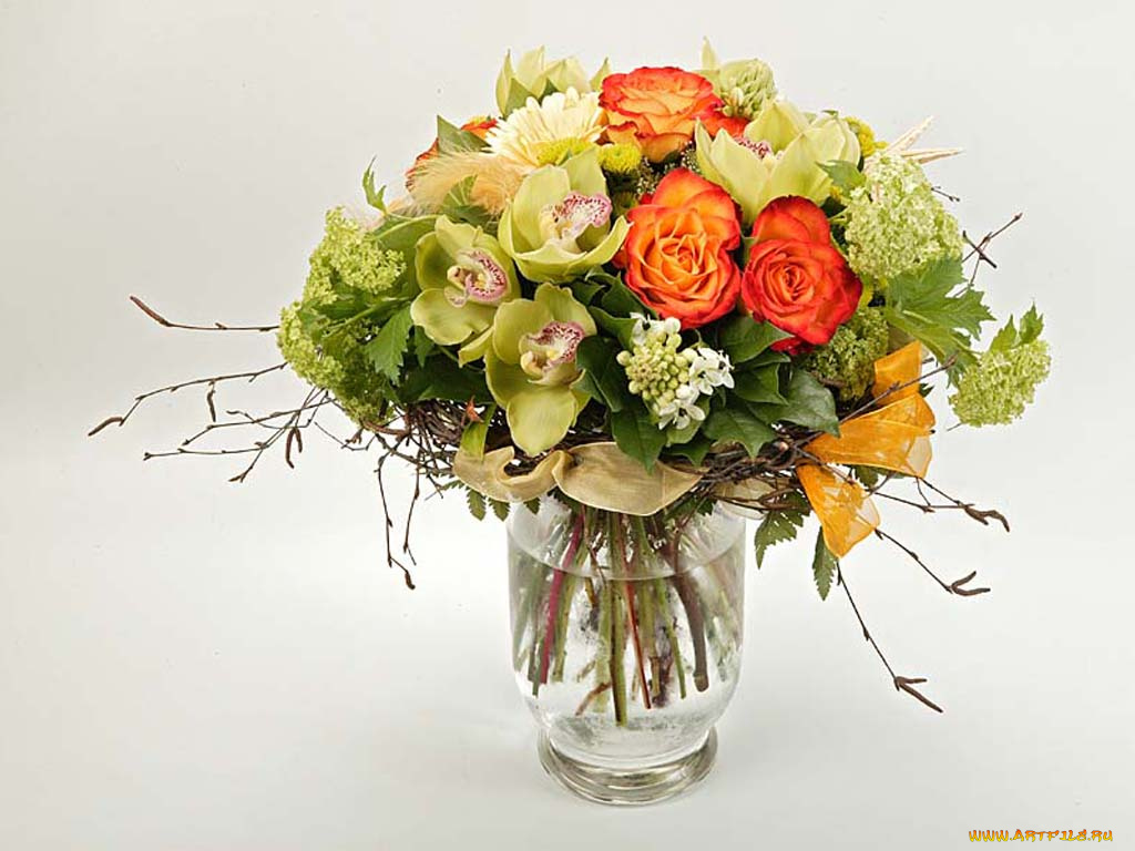 цветы, букеты, композиции