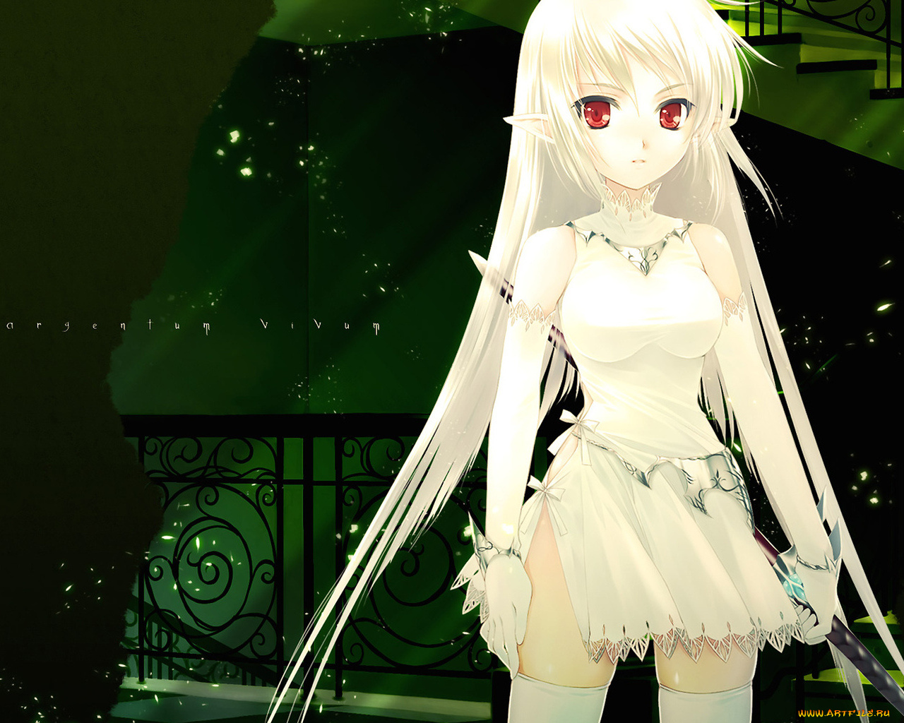 аниме, weapon, blood, technology