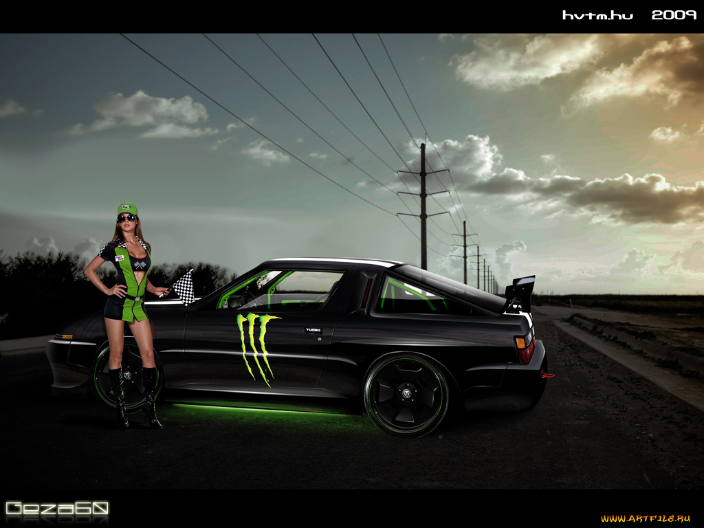 автомобили, авто, девушками