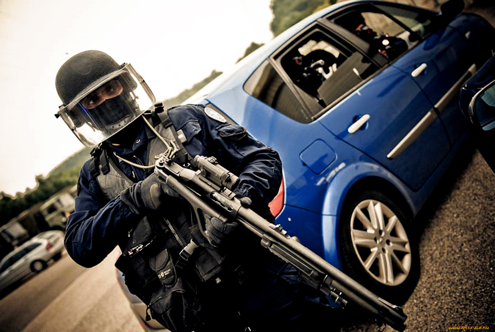 оружие, армия, спецназ, спецназовец, шлем, дробовик