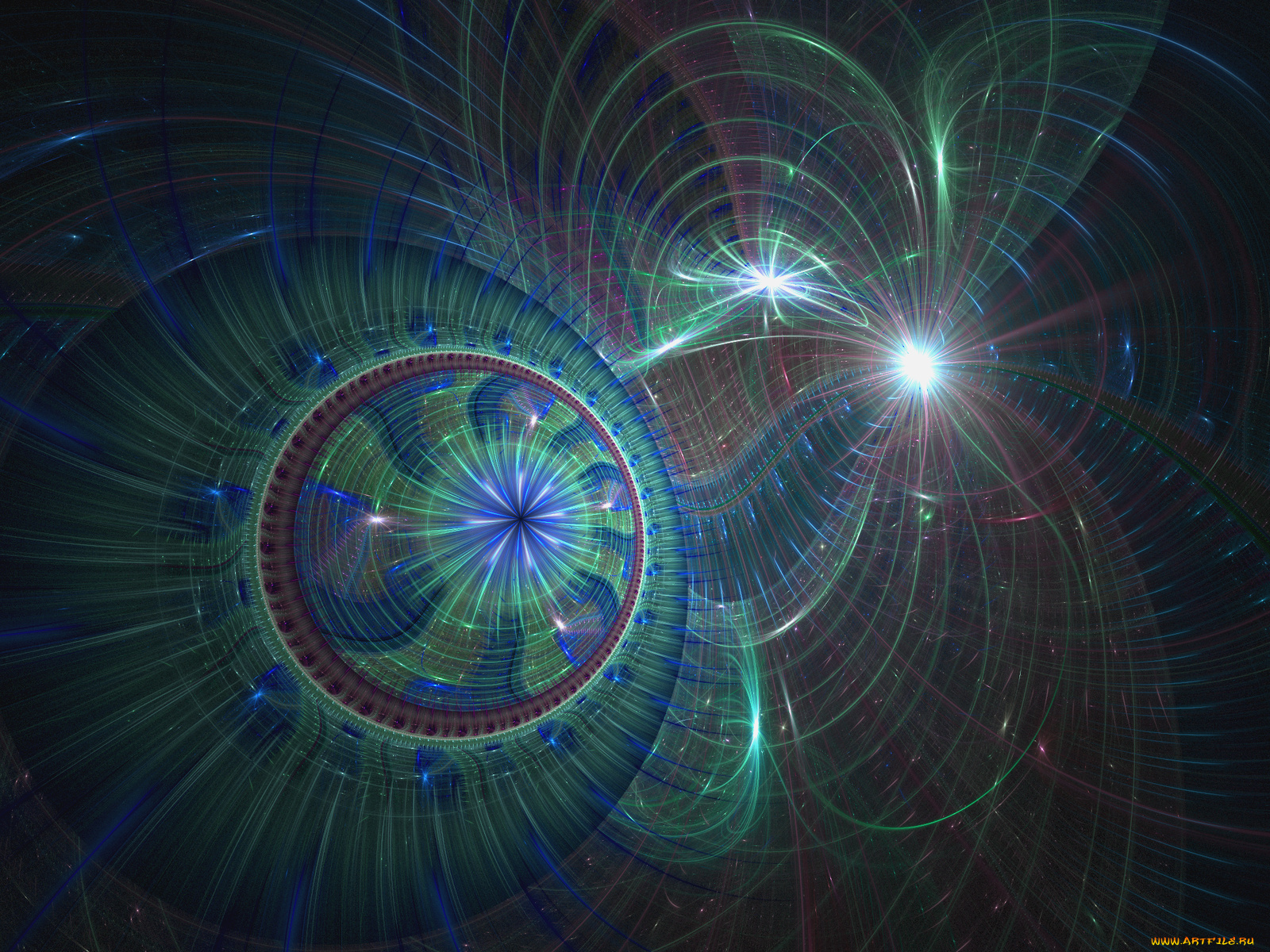 3д, графика, fractal, фракталы, фон, цвета, узор