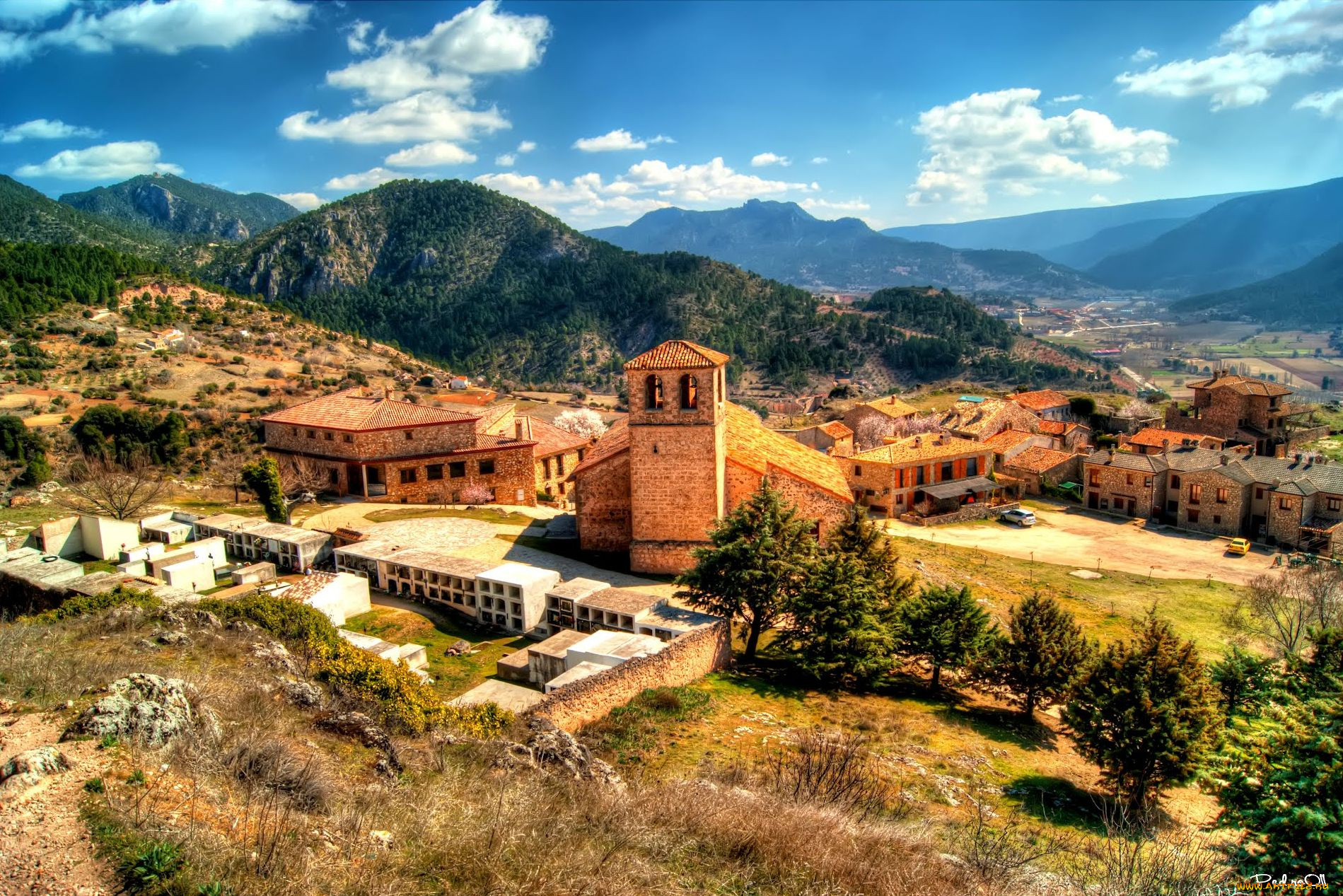 риопар, города, пейзажи, кастилия