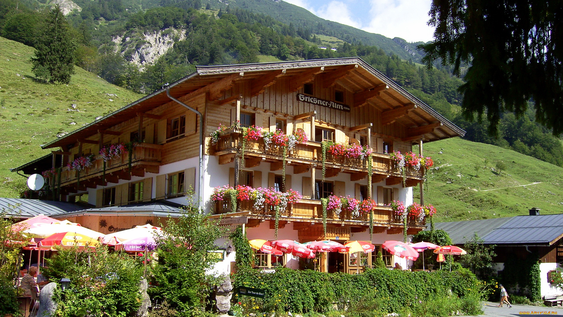 города, здания, дома, австрия, тироль